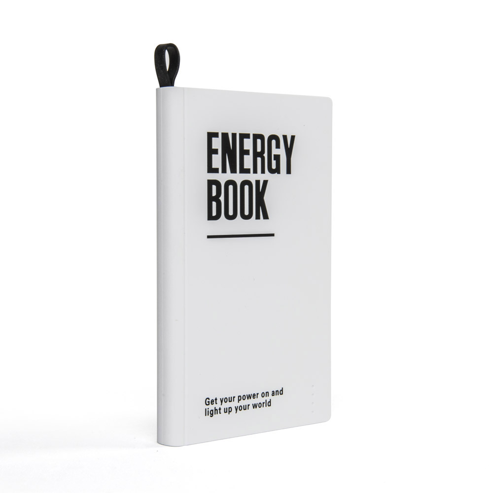 Power Bank Portatile 8000 Mah, Colore Bianco - Energy Book, , large