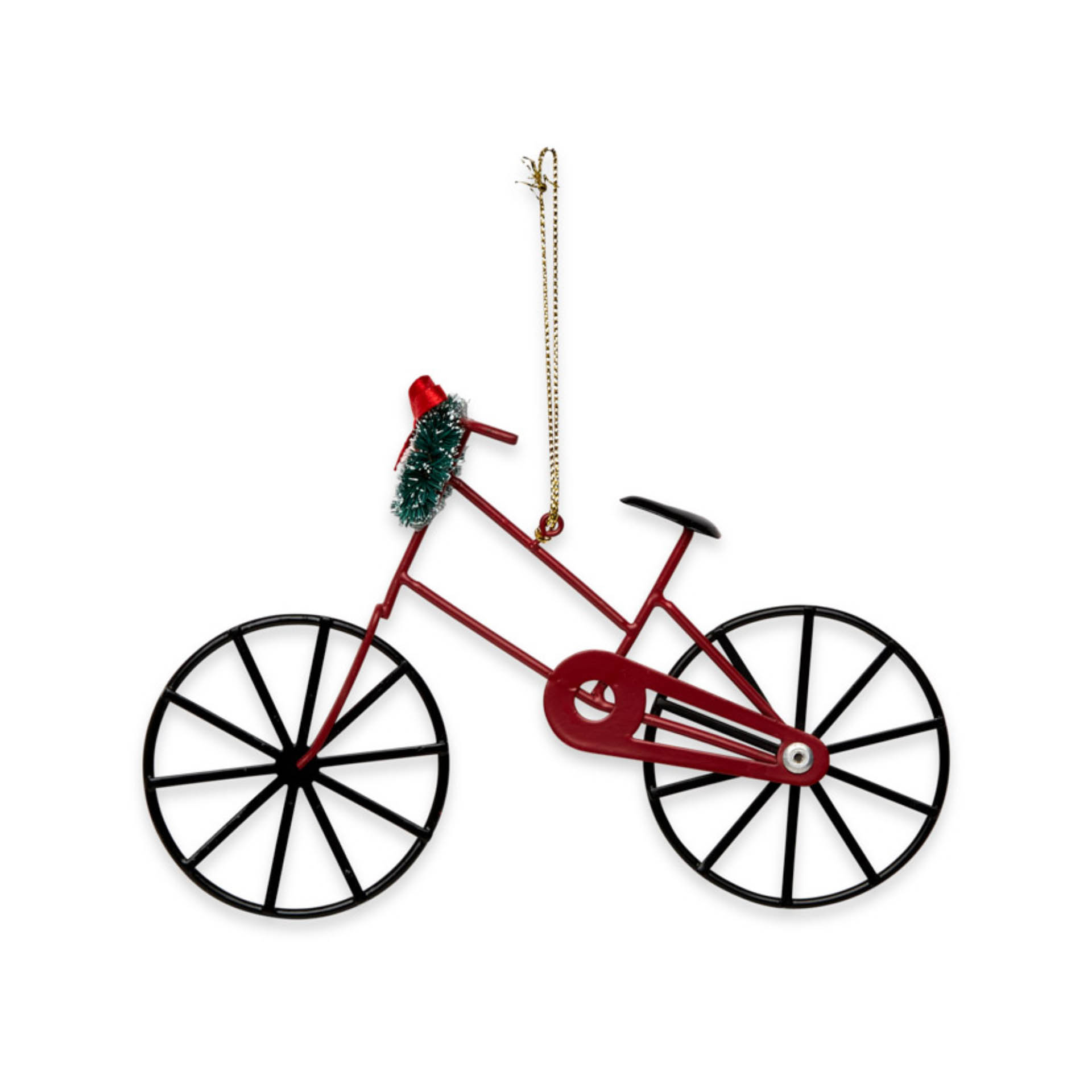 Decorazione in metallo per albero di Natale - Bicicletta, , large