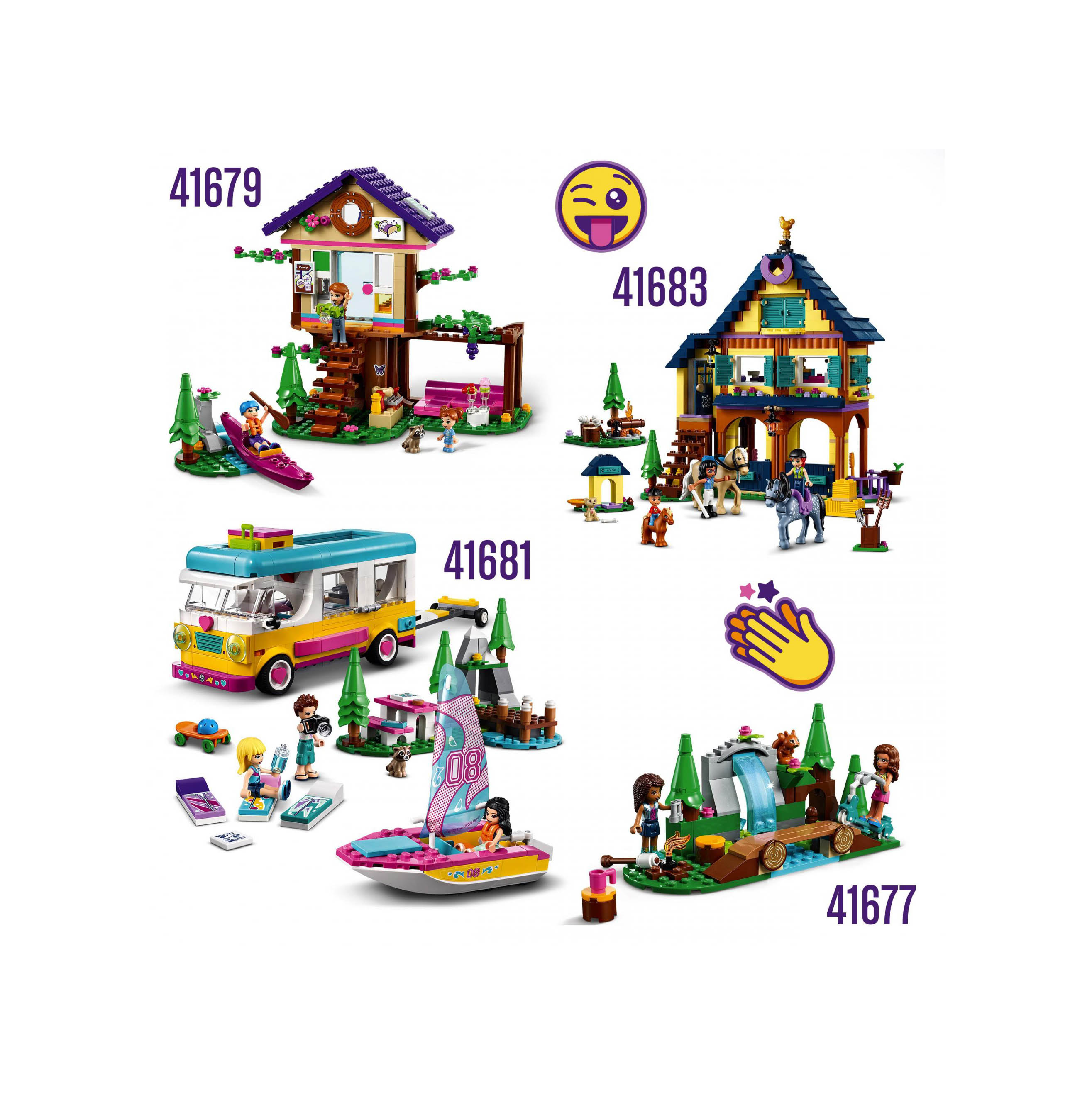LEGO Friends La Cascata nel Bosco, Set di Costruzioni per Bambini di 5 Anni con 41677, , large