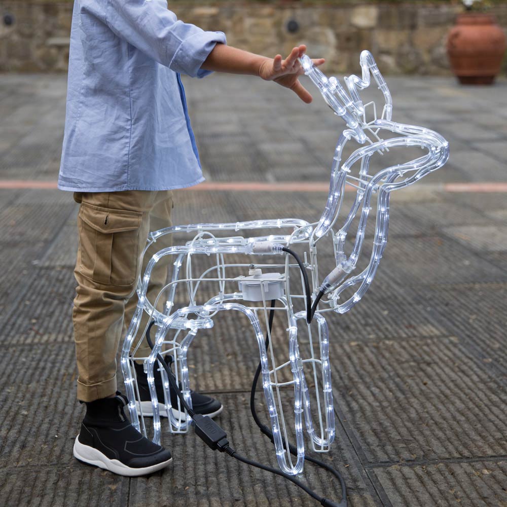 Animali Luminosi Natalizi Da Esterno stretto genuino Diventare matto animali luminosi natalizi da esterno