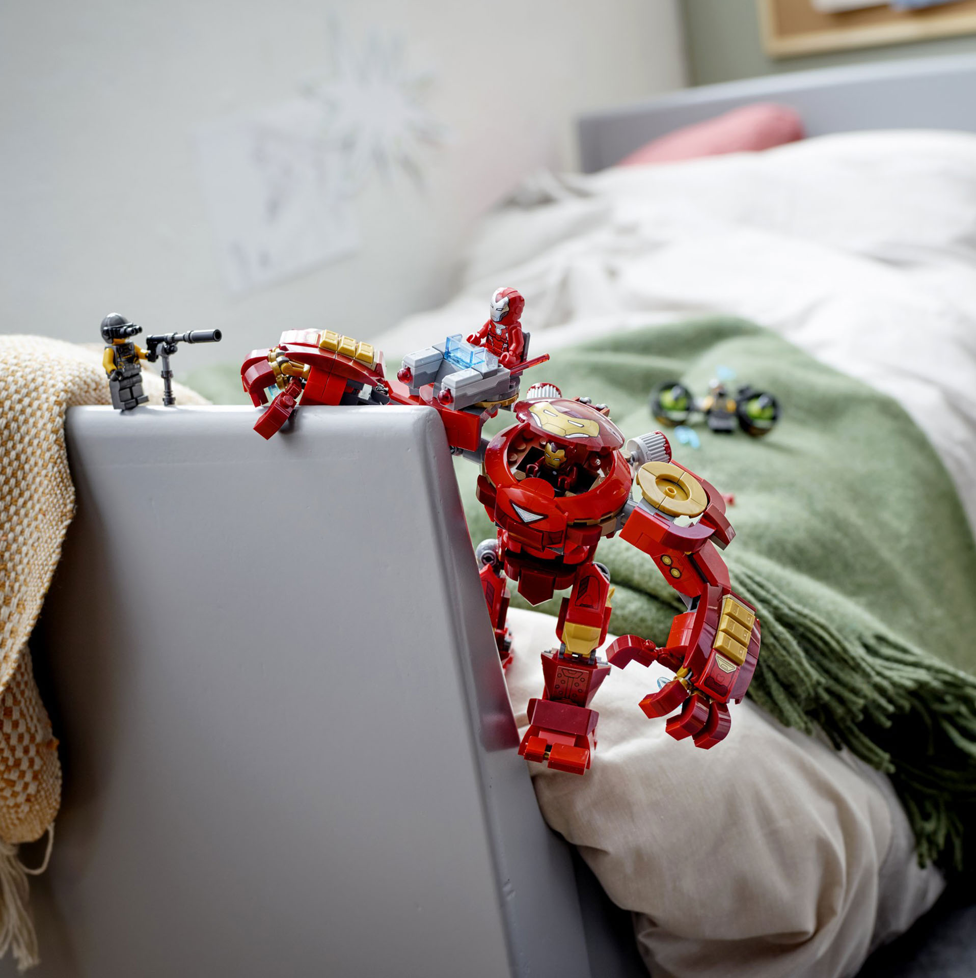 Iron Man Hulkbuster contro l'agente A.I.M. 76164, , large