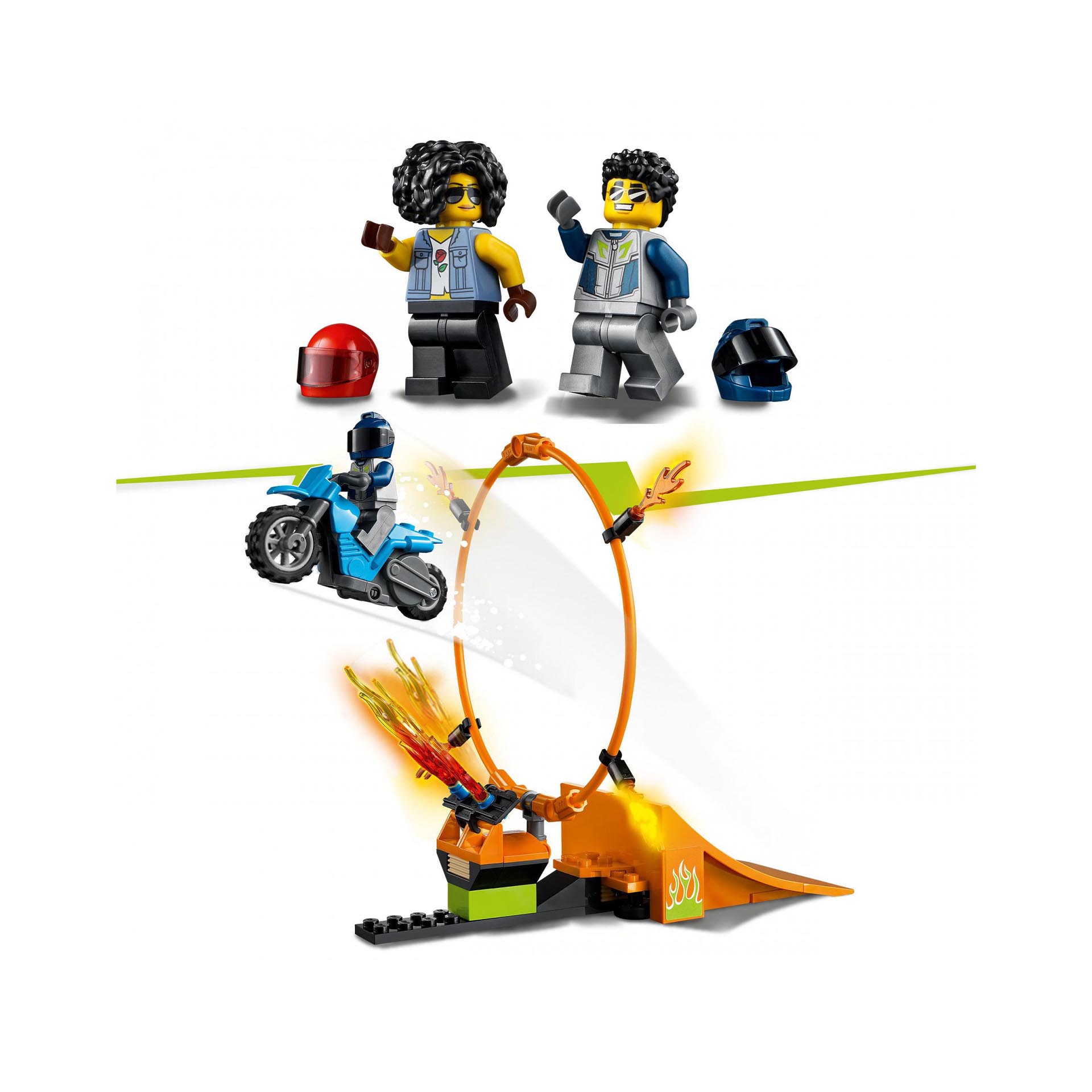 LEGO City Stuntz Competizione Acrobatica, Set con 2 Moto Giocattolo con Meccanis 60299, , large