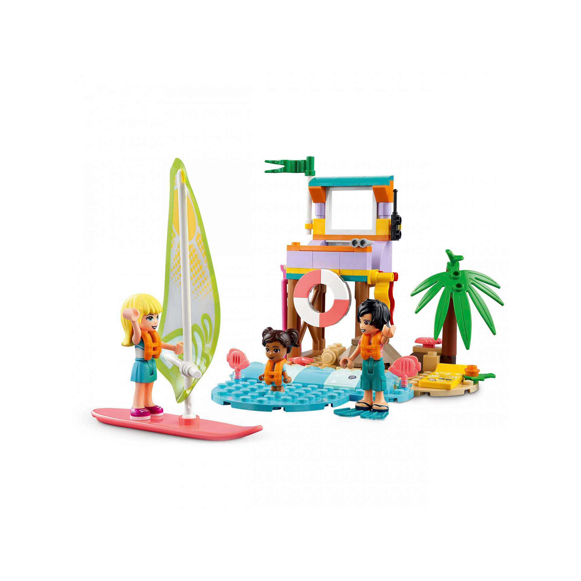 LEGO Friends Divertimento sulla Spiaggia dei Surfer, Set Costruzioni Estive con 41710, , large