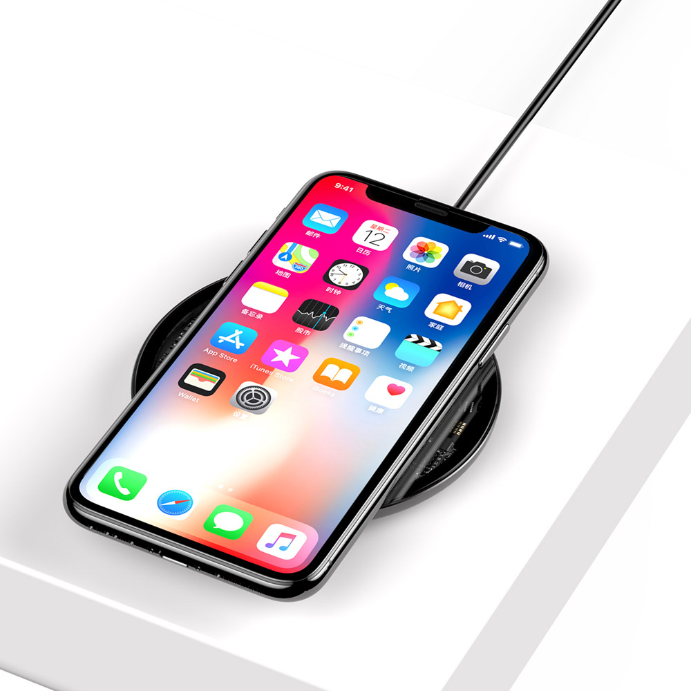 Caricabatterie wireless ultra sottile per smartphone, , large