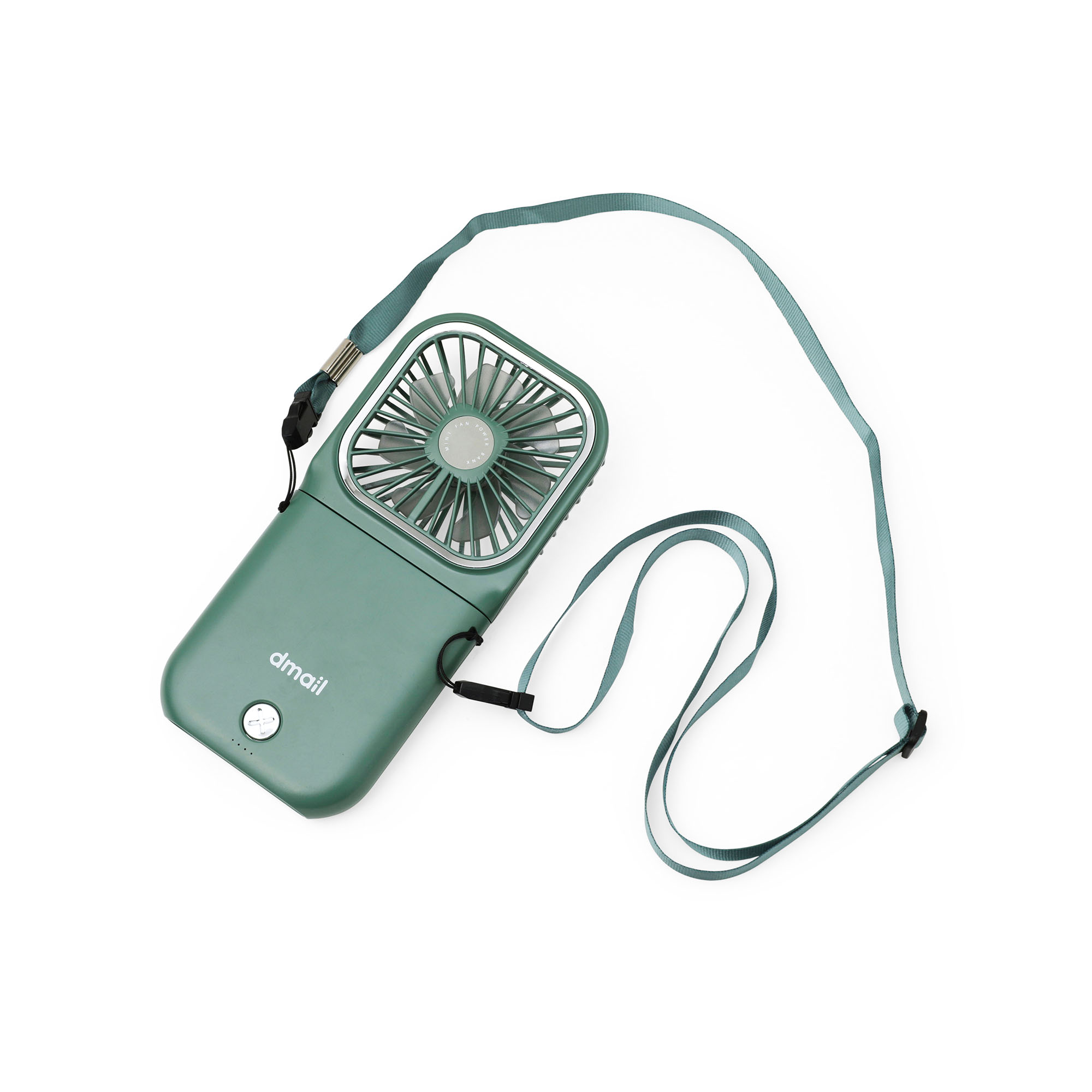 Mini Ventilatore Portatile Ricaricabile Con Power Bank, , large