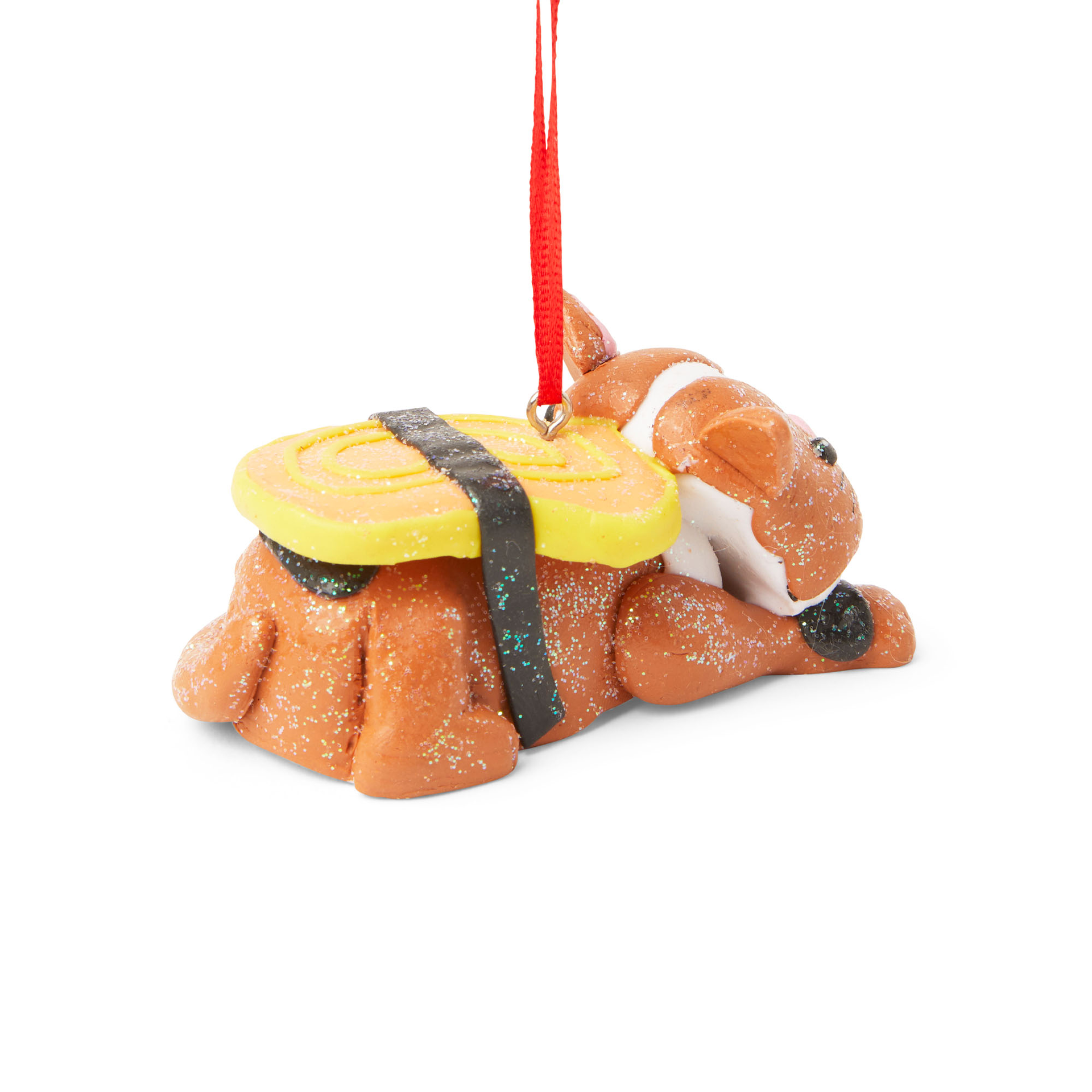 Gattino Da Appendere Effetto Pasta Di Sale - Colore Marrone, , large
