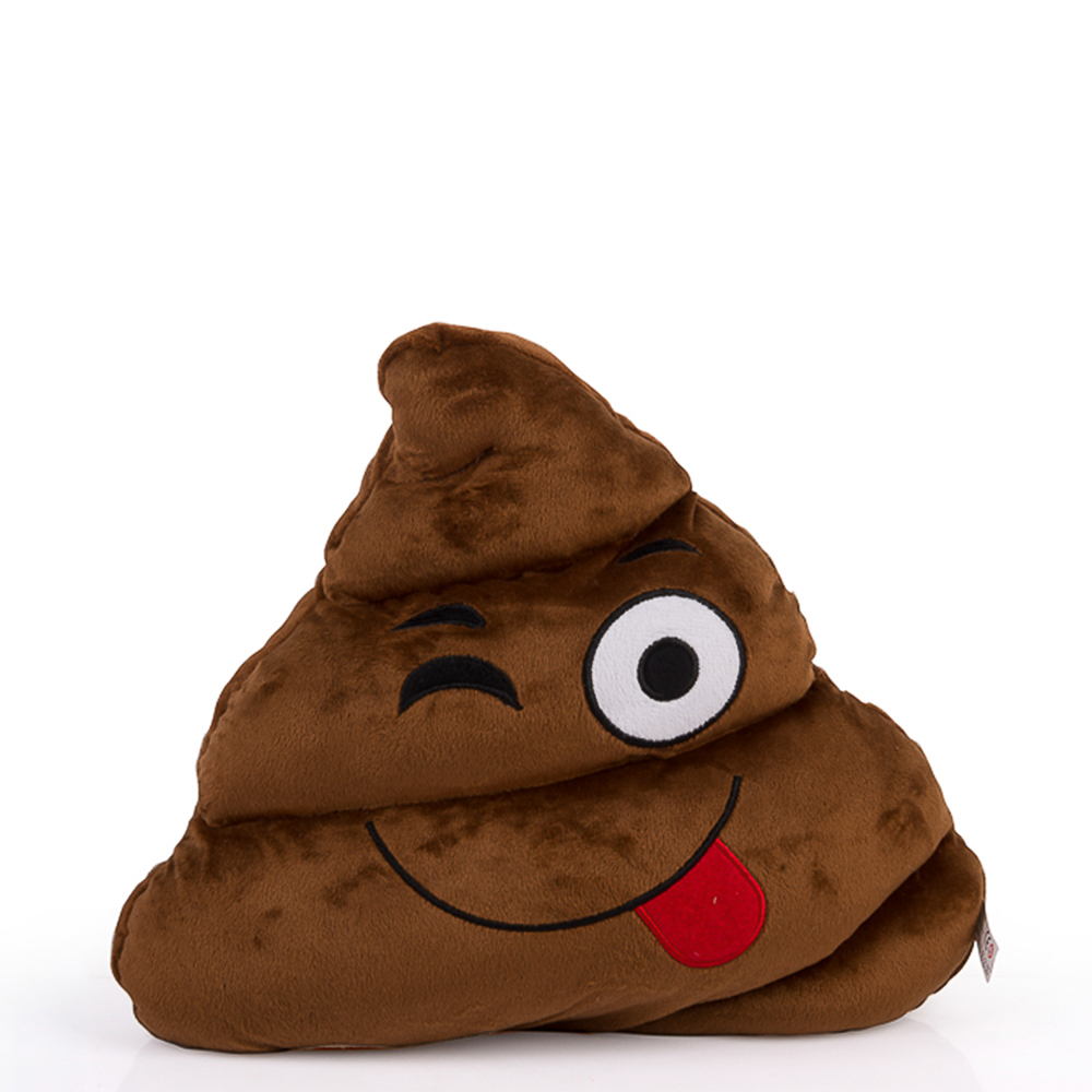 Cuscino emoticon puu occhiolino e linguaccia, , large