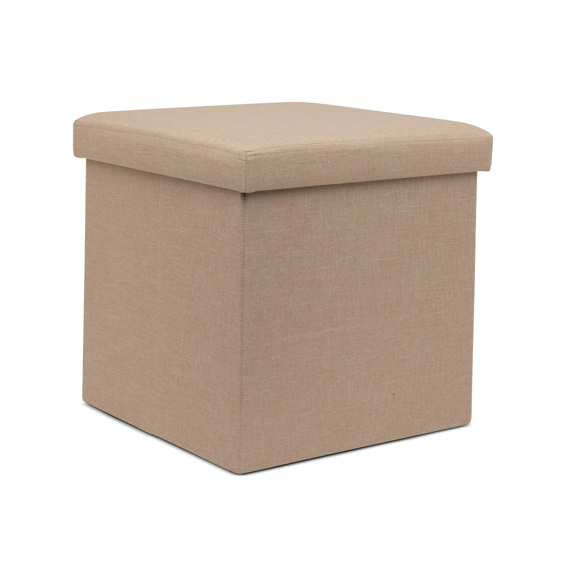 Pouf contenitore cubo pieghevole, , large