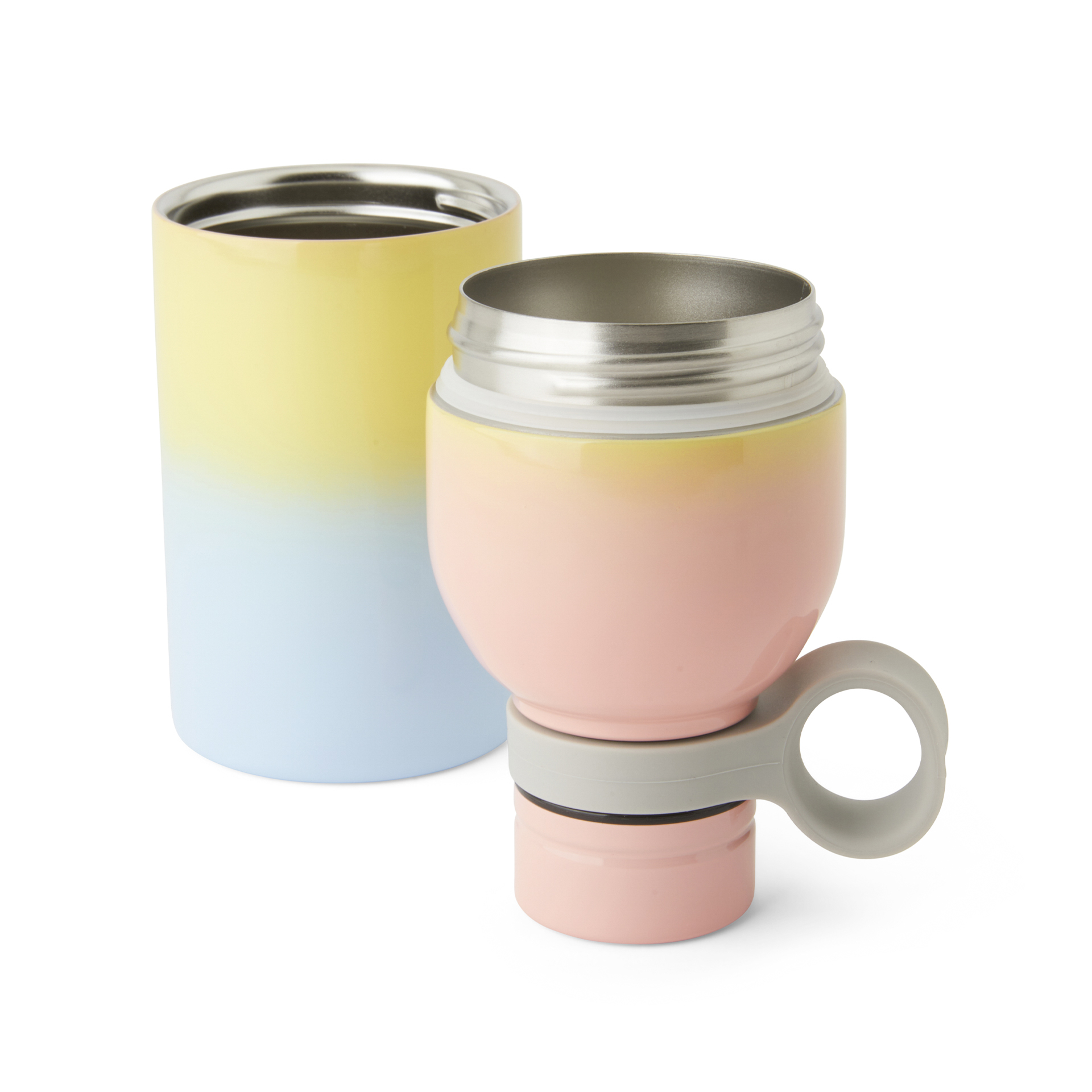 Borraccia Termica Multicolore Con Doppia Apertura - 400 Ml, , large