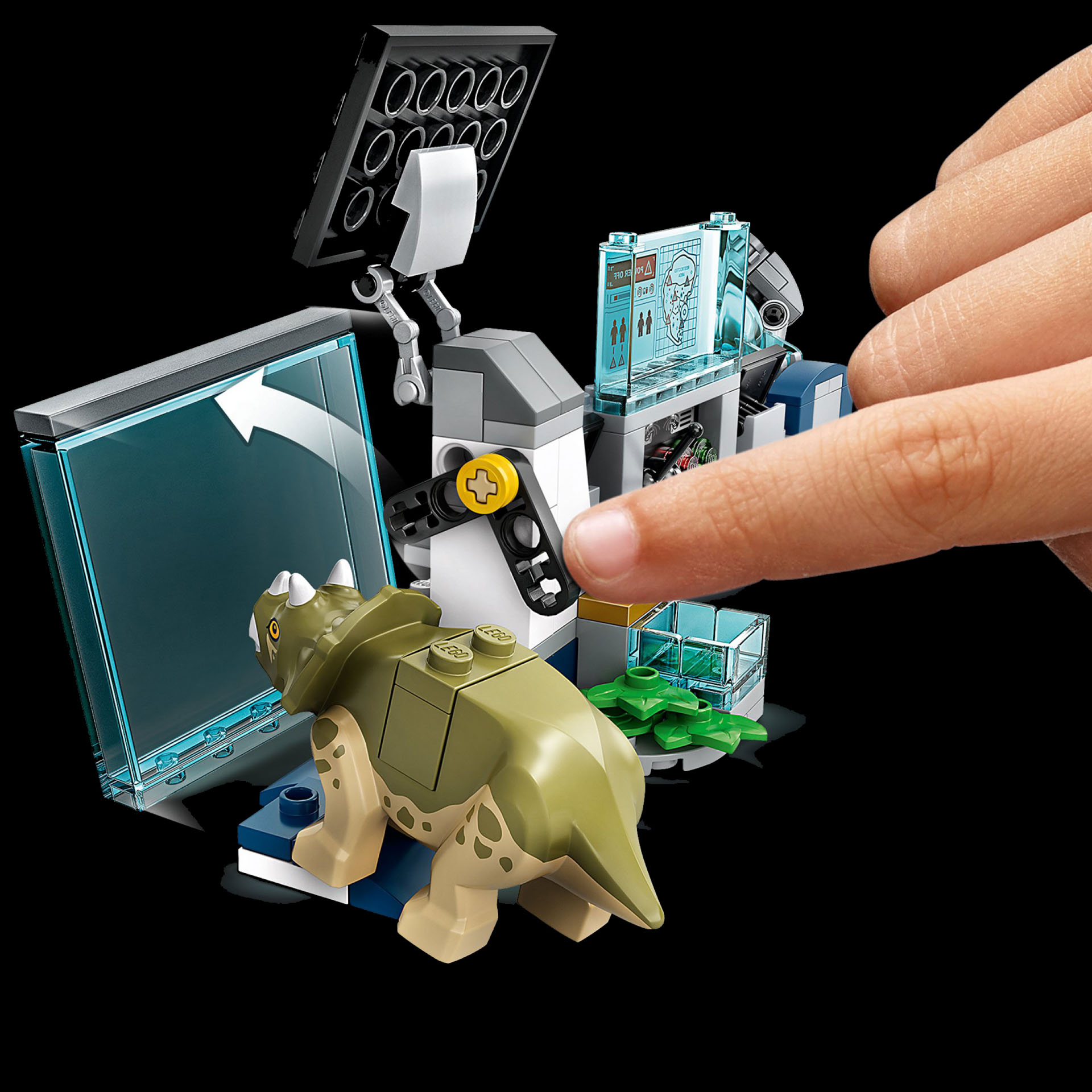 LEGO Il laboratorio del Dottor Wu: fuga dei baby dinosauri 75939, , large