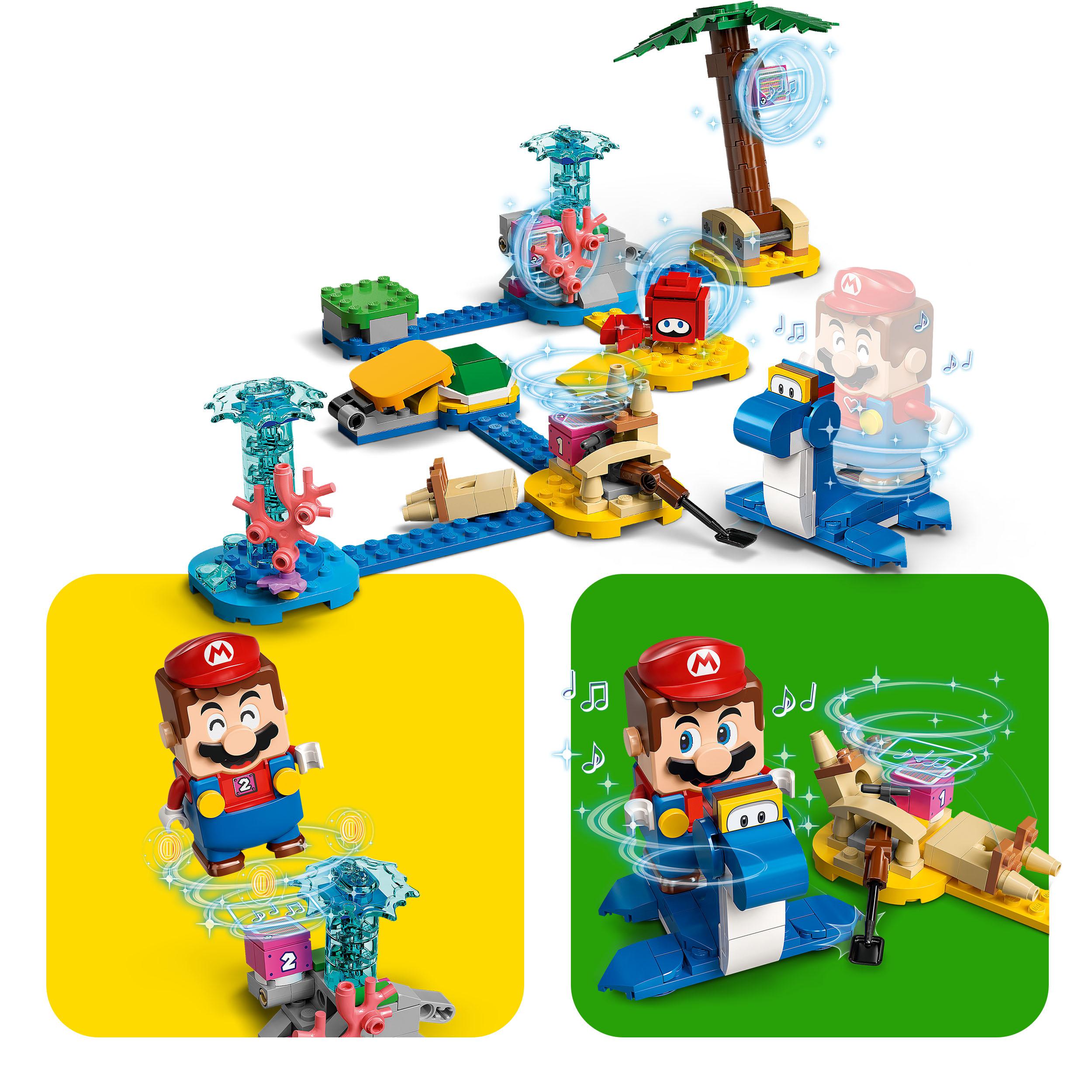 LEGO Super Mario Lungomare di Dorrie - Pack di Espansione, Giocattoli per Bambin 71398, , large