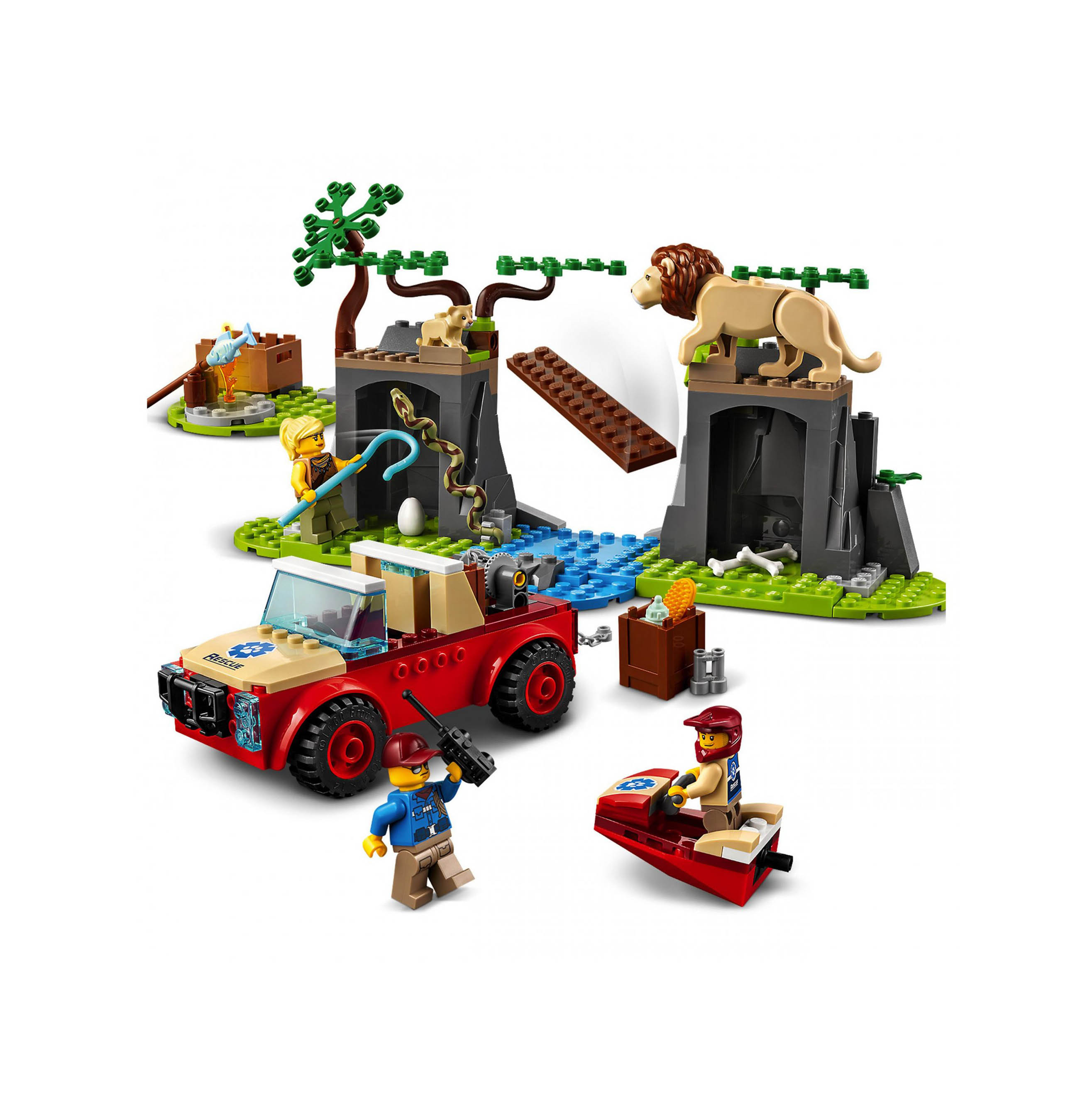 LEGO City Wildlife Fuoristrada di Soccorso Animale, Set per Bambini di 4 anni co 60301, , large