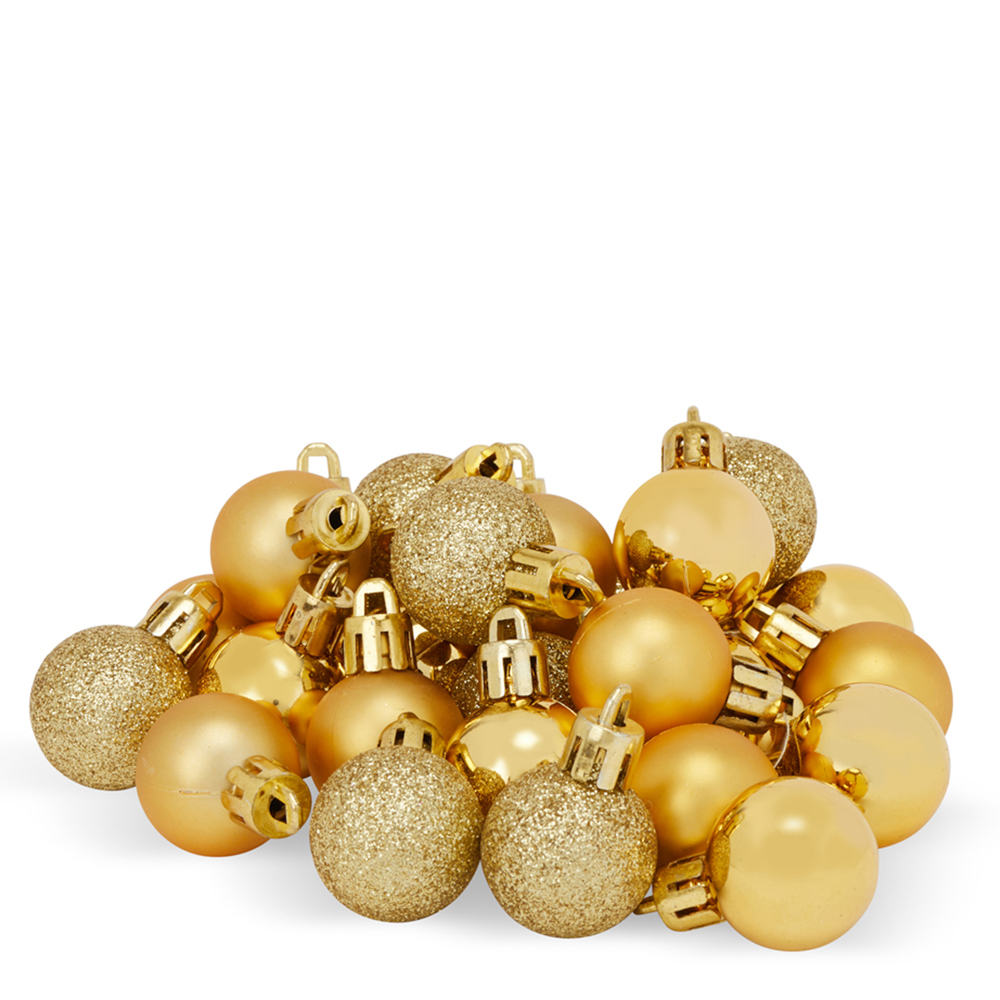 Palline Per Albero Di Natale - Set Da 27 Pz, Colore Oro, , large