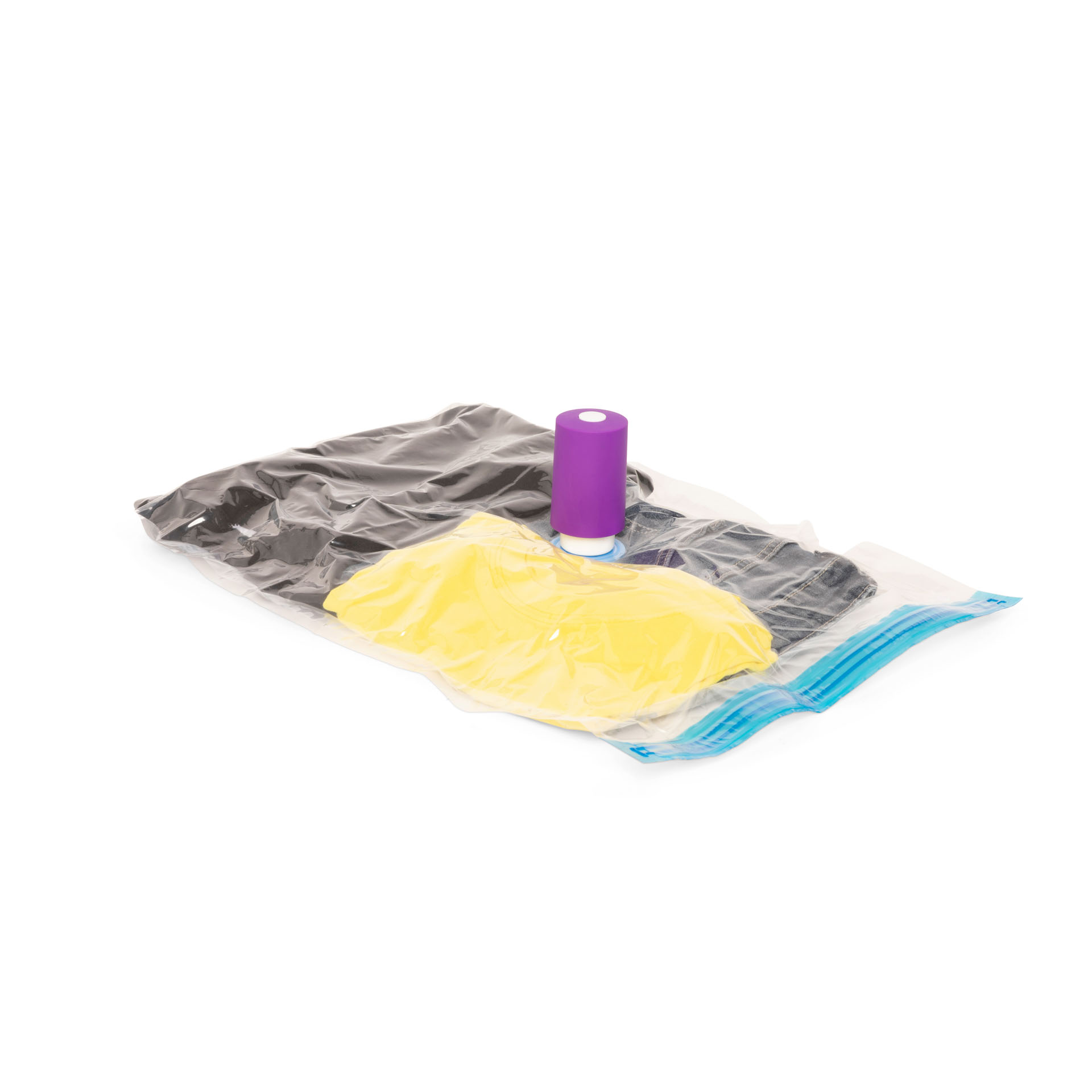 Set Pompa Sottovuoto Ricaricabile Con 4 Sacchi, , large