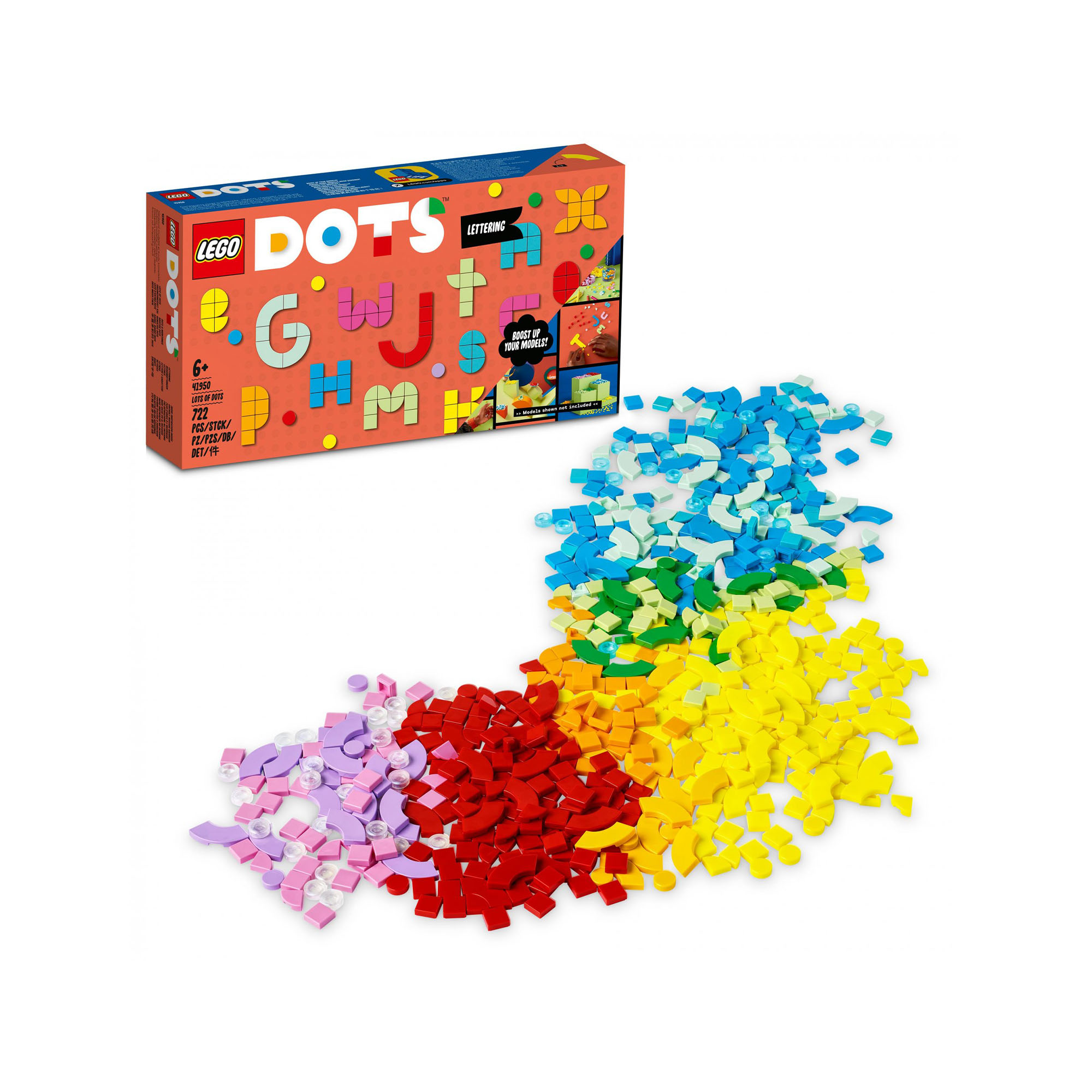LEGO 41950 DOTS MEGA PACK - Lettere e Caratteri, Giochi per Bambini dai 6 Anni i 41950, , large