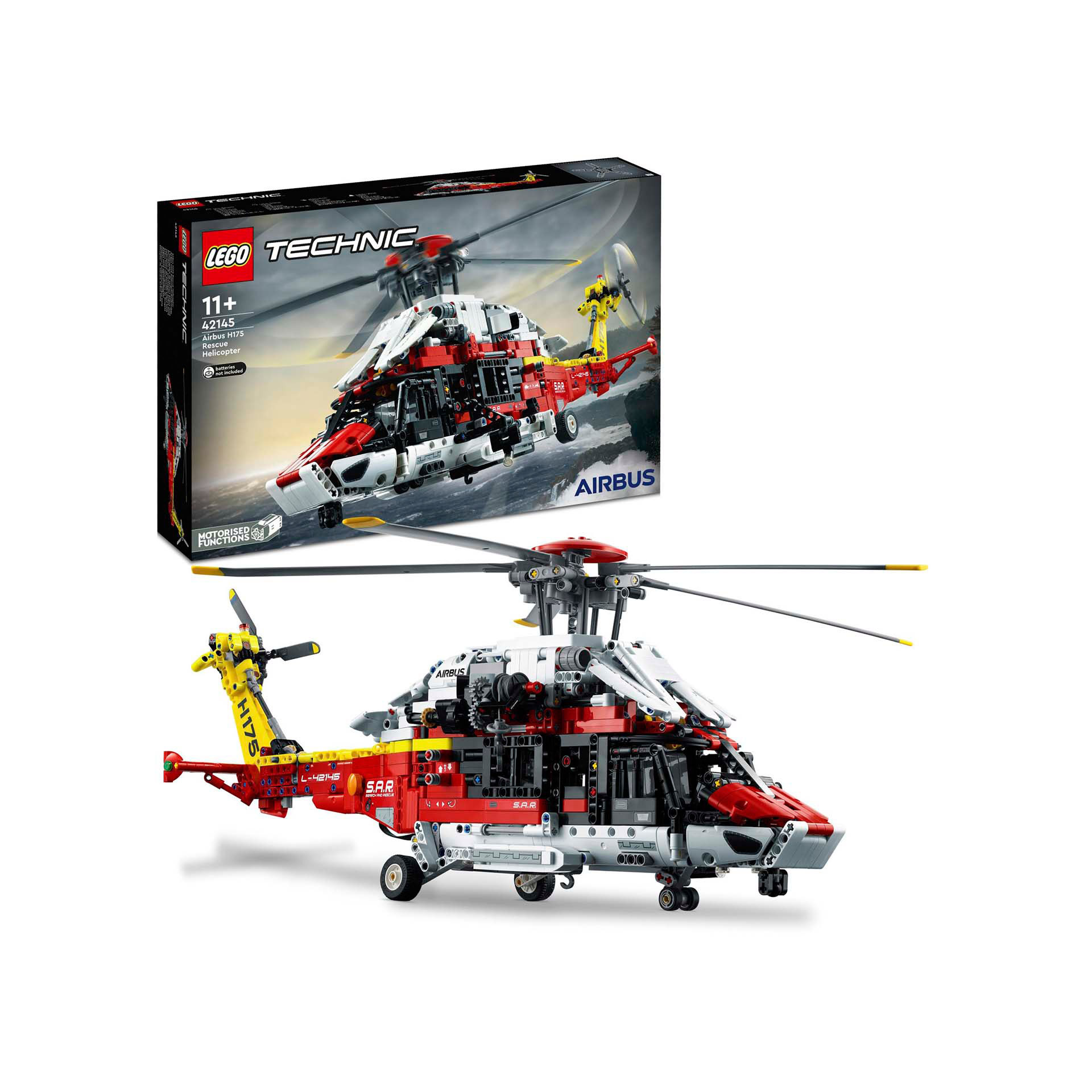 LEGO 42145 Technic Elicottero di Salvataggio Airbus H175, Set Modellismo per Bam 42145, , large