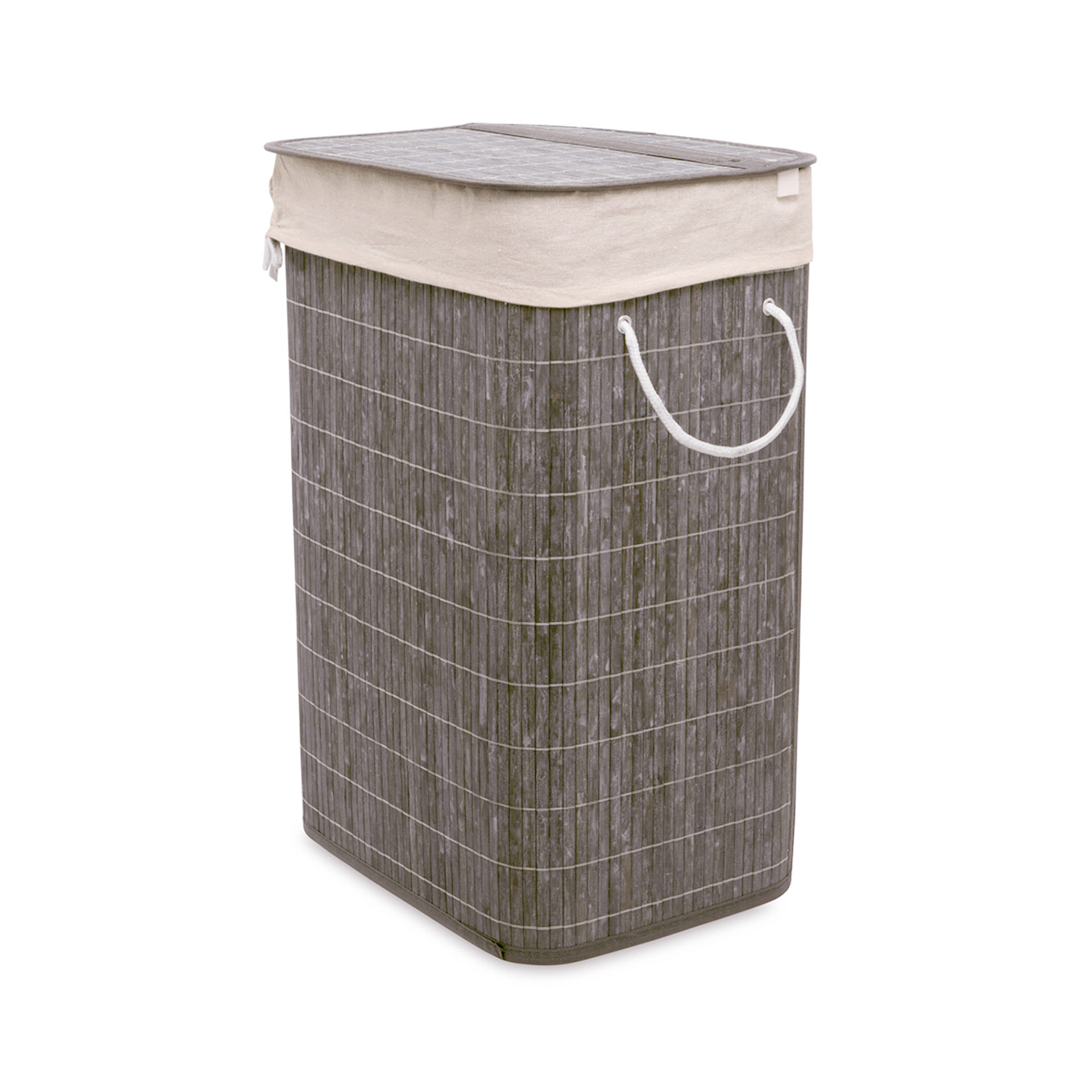 Cesta Porta Biancheria In Bamboo, , large