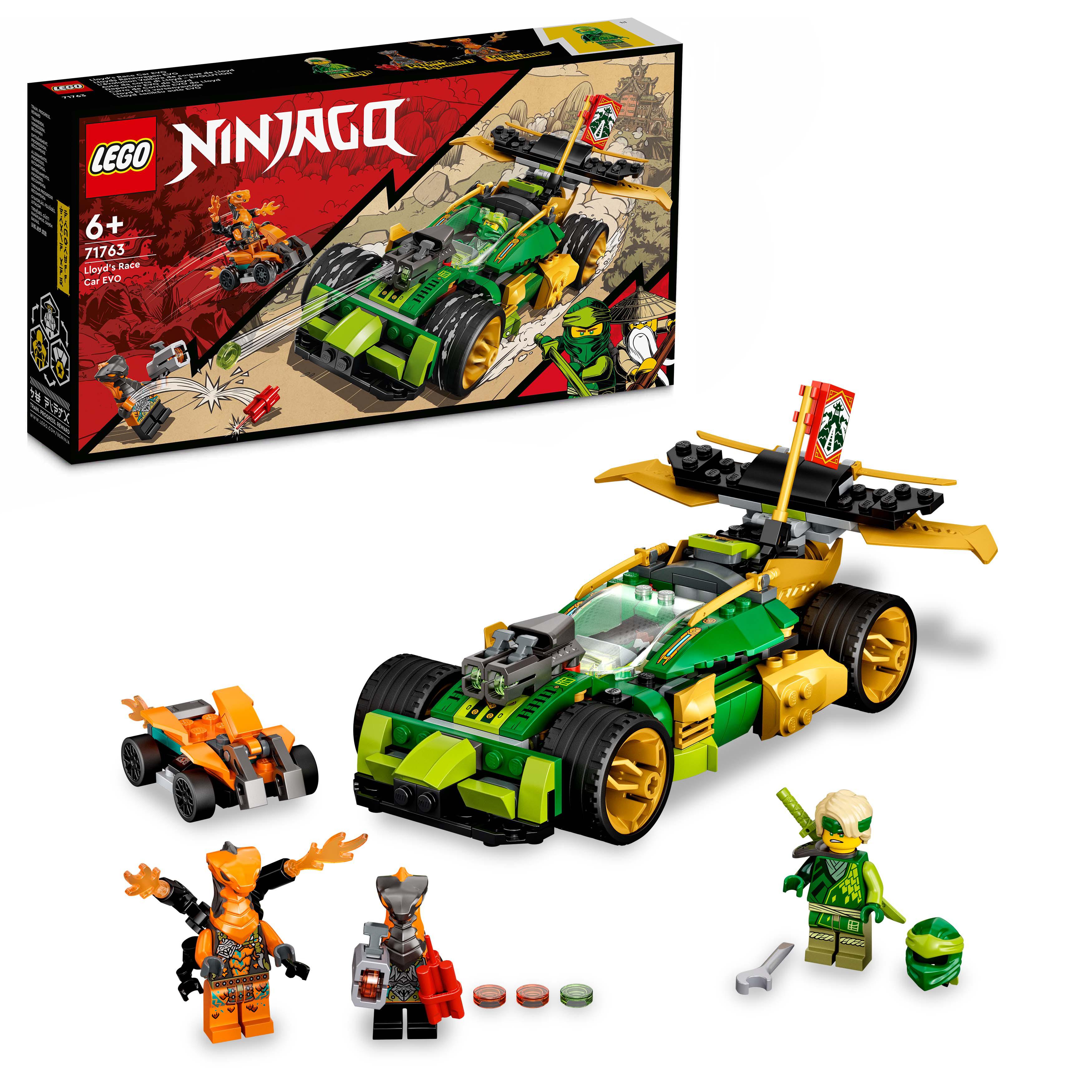 LEGO NINJAGO Auto da Corsa di Lloyd - EVOLUTION, Set per Bambini di 6 Anni con Q 71763, , large