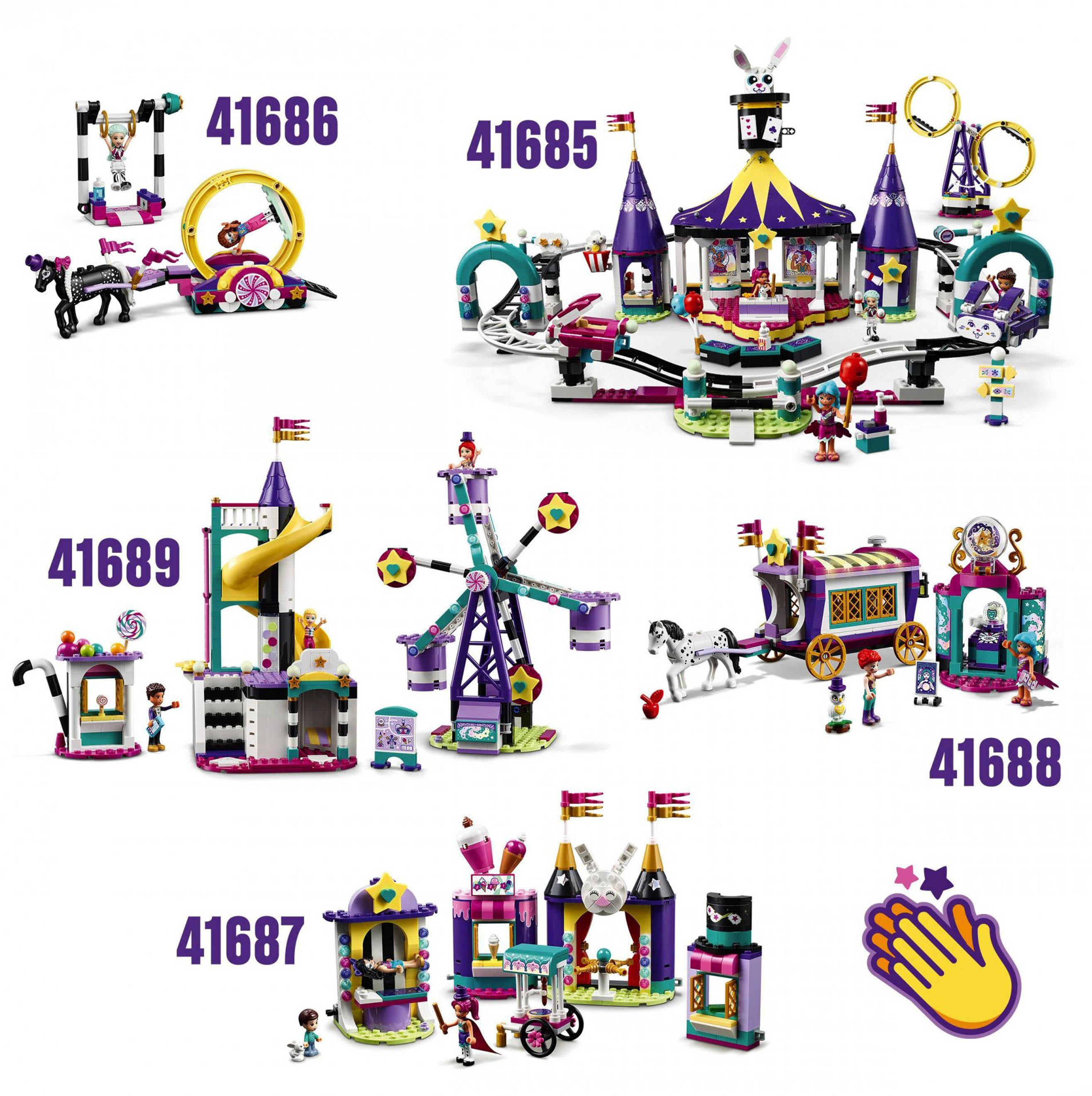 LEGO Friends Il Caravan Magico, Set di Costruzioni per Bambini, Parco Giochi con 41688, , large