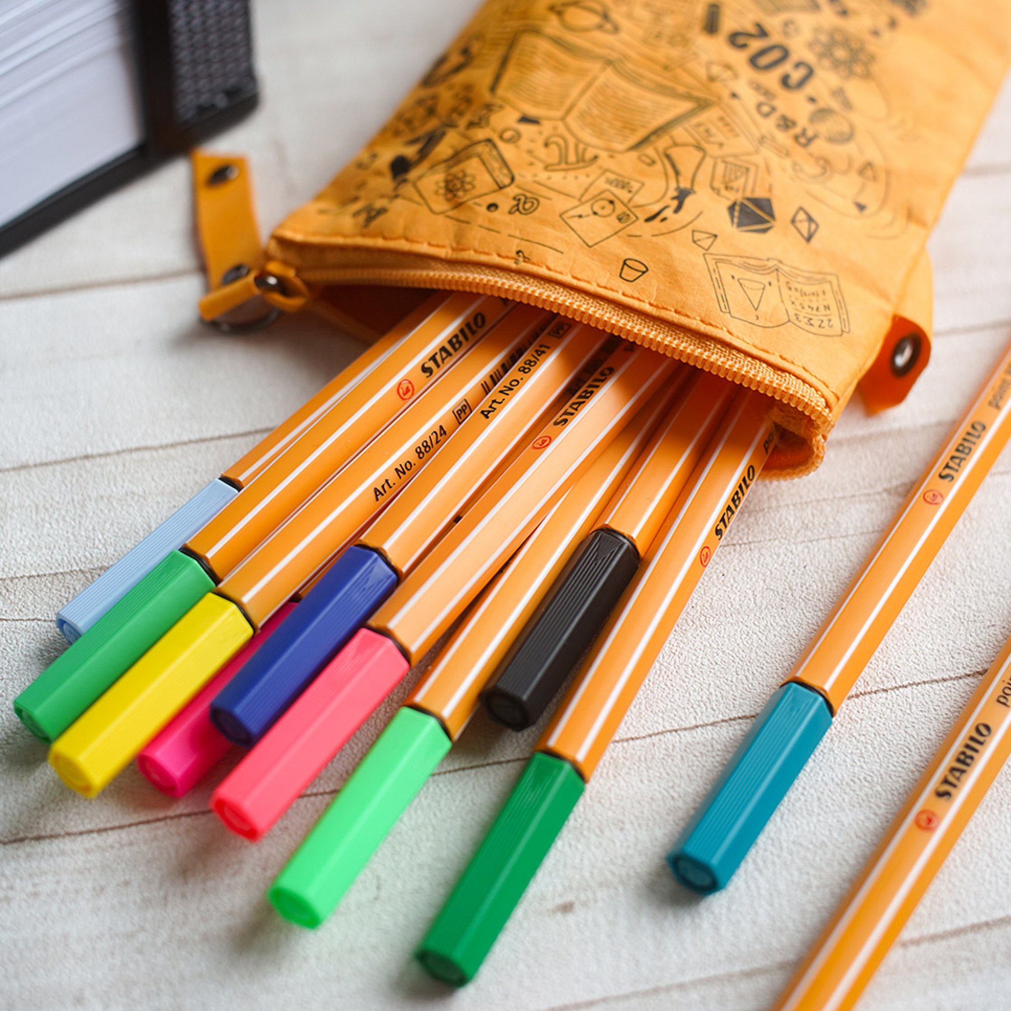 Fineliner STABILO point 88 in Astuccio di Carta Resistente e Lavabile 20 colori, , large
