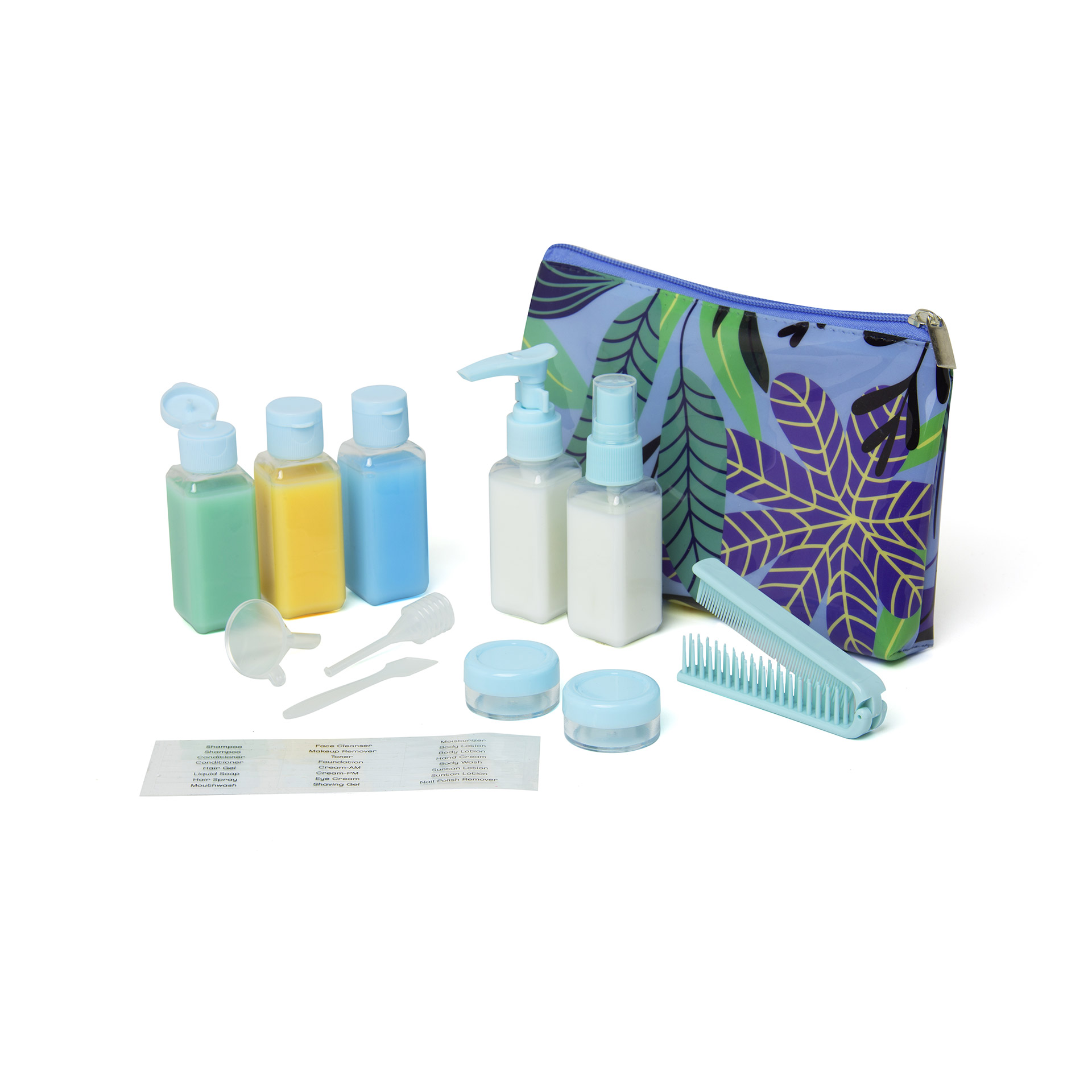 Pochette da viaggio con contenitori