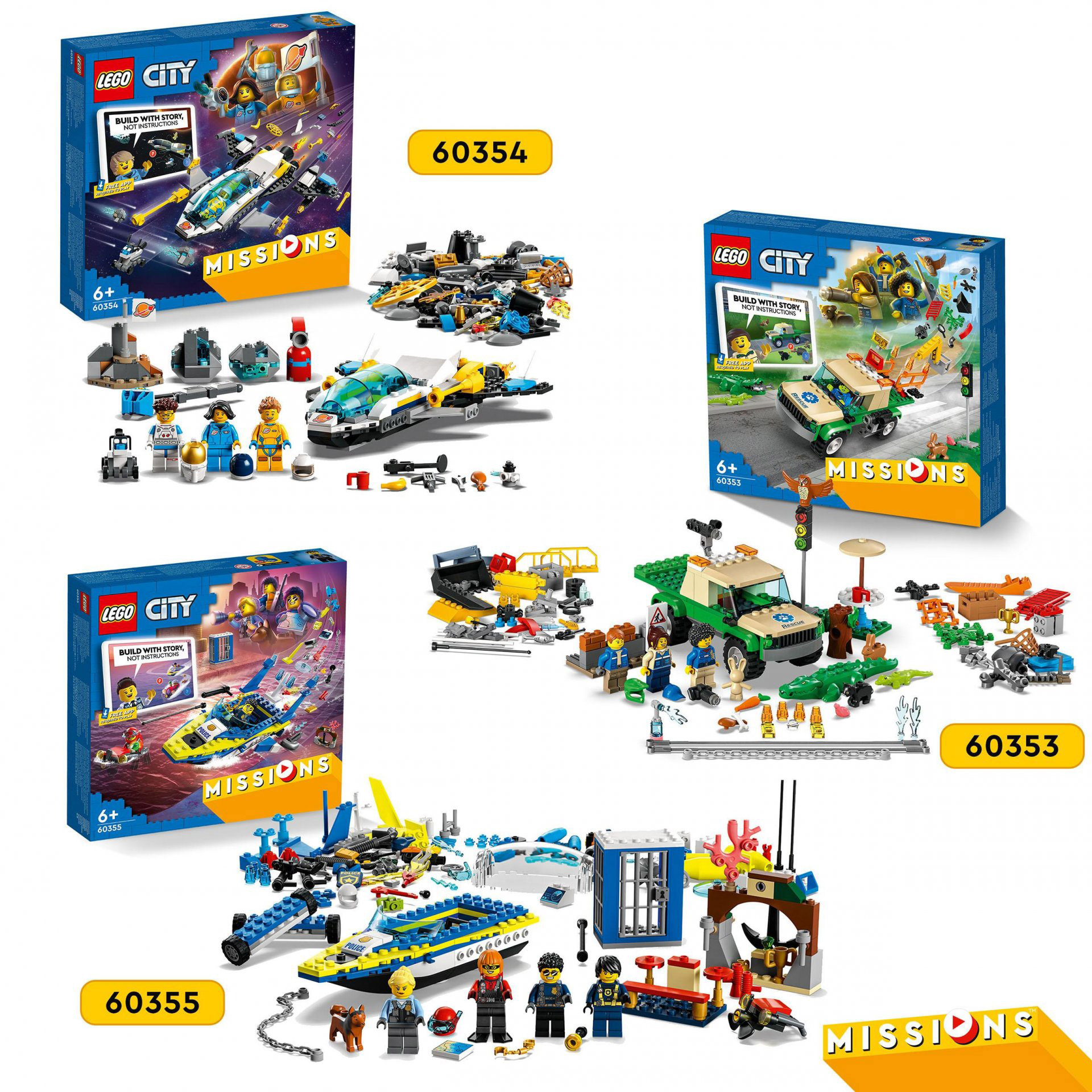 LEGO City Missioni di Esplorazione su Marte, Set di Costruzioni con Avventura Di 60354, , large