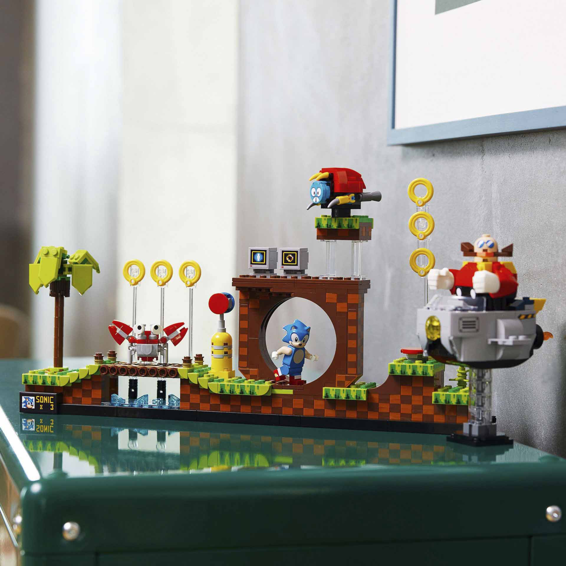 LEGO Ideas Sonic the Hedgehog - Green Hill Zone, Modello da Costruire per Adulti 21331, , large