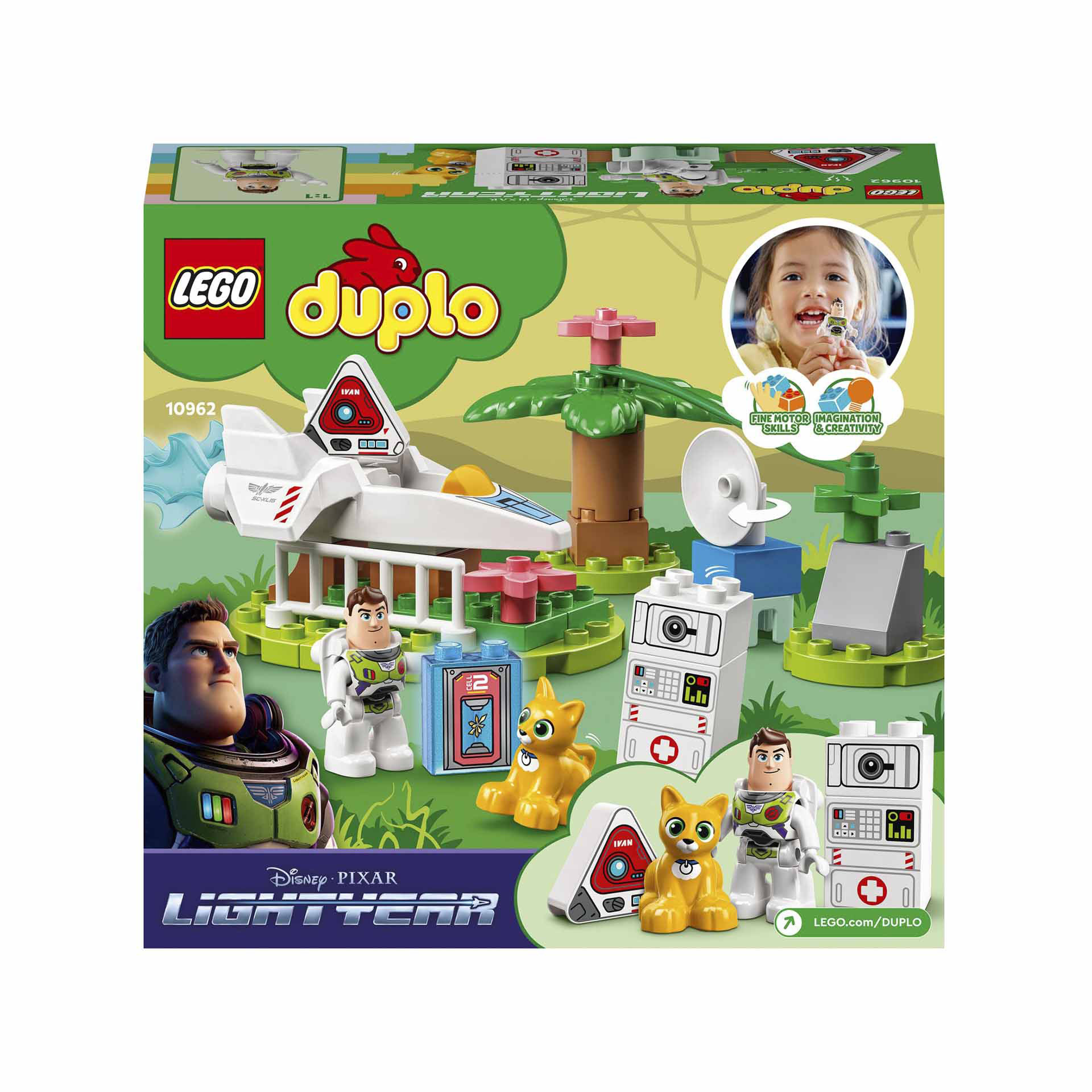 LEGO DUPLO Disney e Pixar La Missione Planetaria di Buzz Lightyear, Giochi per B 10962, , large