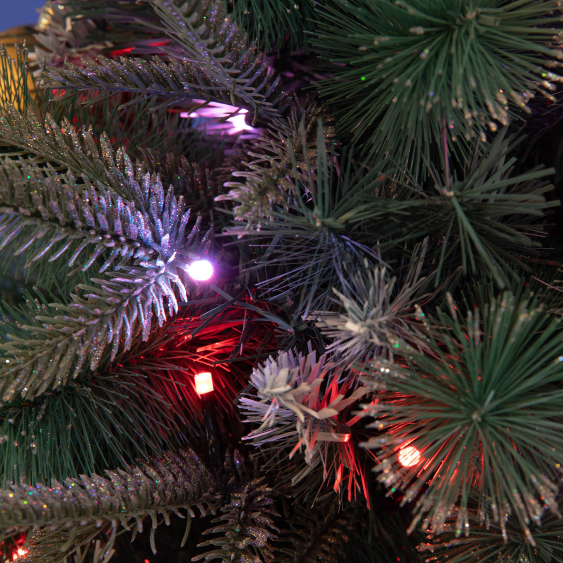 Albero di Natale artificiale 180 cm con luci, , large
