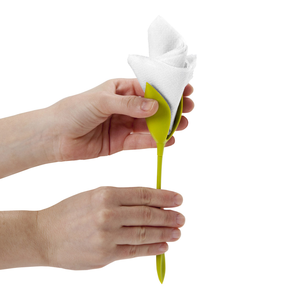 Portatovaglioli a forma di fiore Bloom - Set di 4 pz, , large