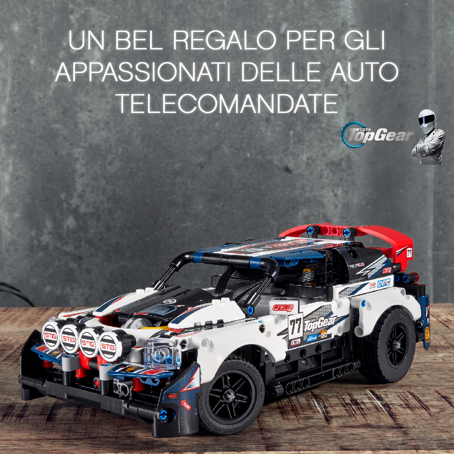 Auto da Rally Top Gear telecomandata 42109, , large