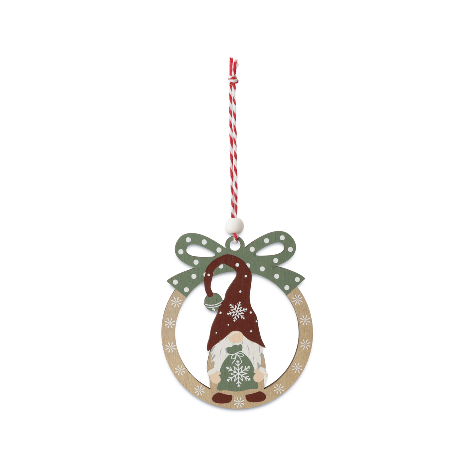 Decorazioni Per Albero – “gnomi” – Cerchio – Set Da 12 Pz., , large