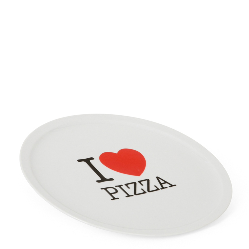 Piatto per pizza - I love pizza, , large