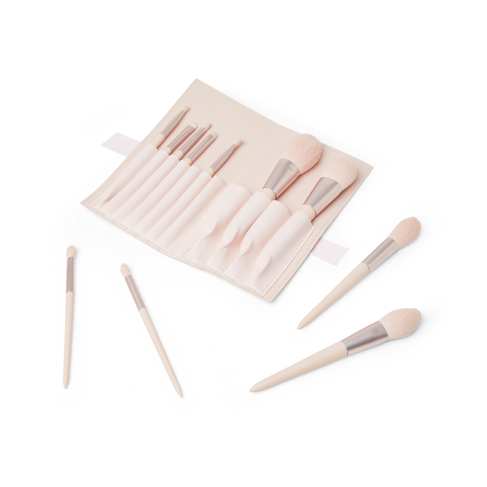 Set 11 Pennelli Da Trucco Con Trousse, , large