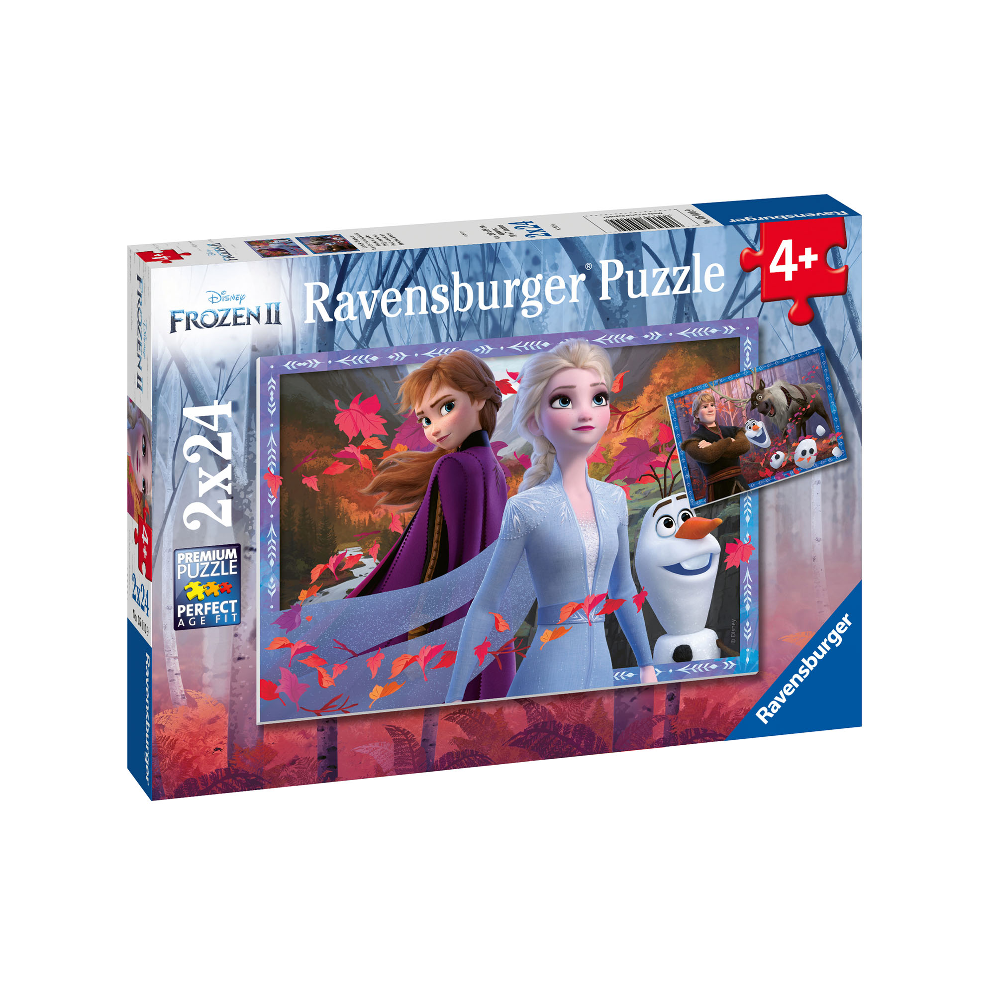 Ravensburger Puzzle 2x24 pezzi 05010 - Frozen, , large
