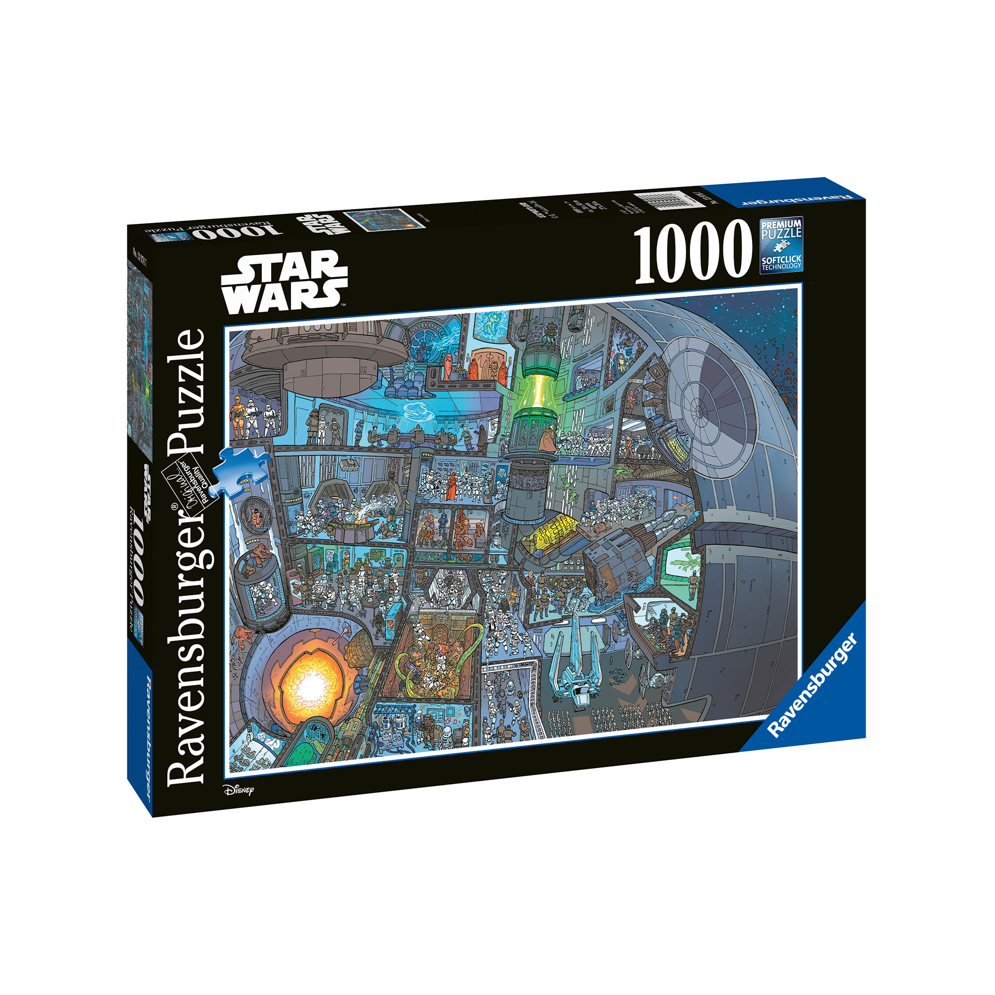 Ravensburger Puzzle 1000 pezzi - WHERE'S WOOKIE, , large