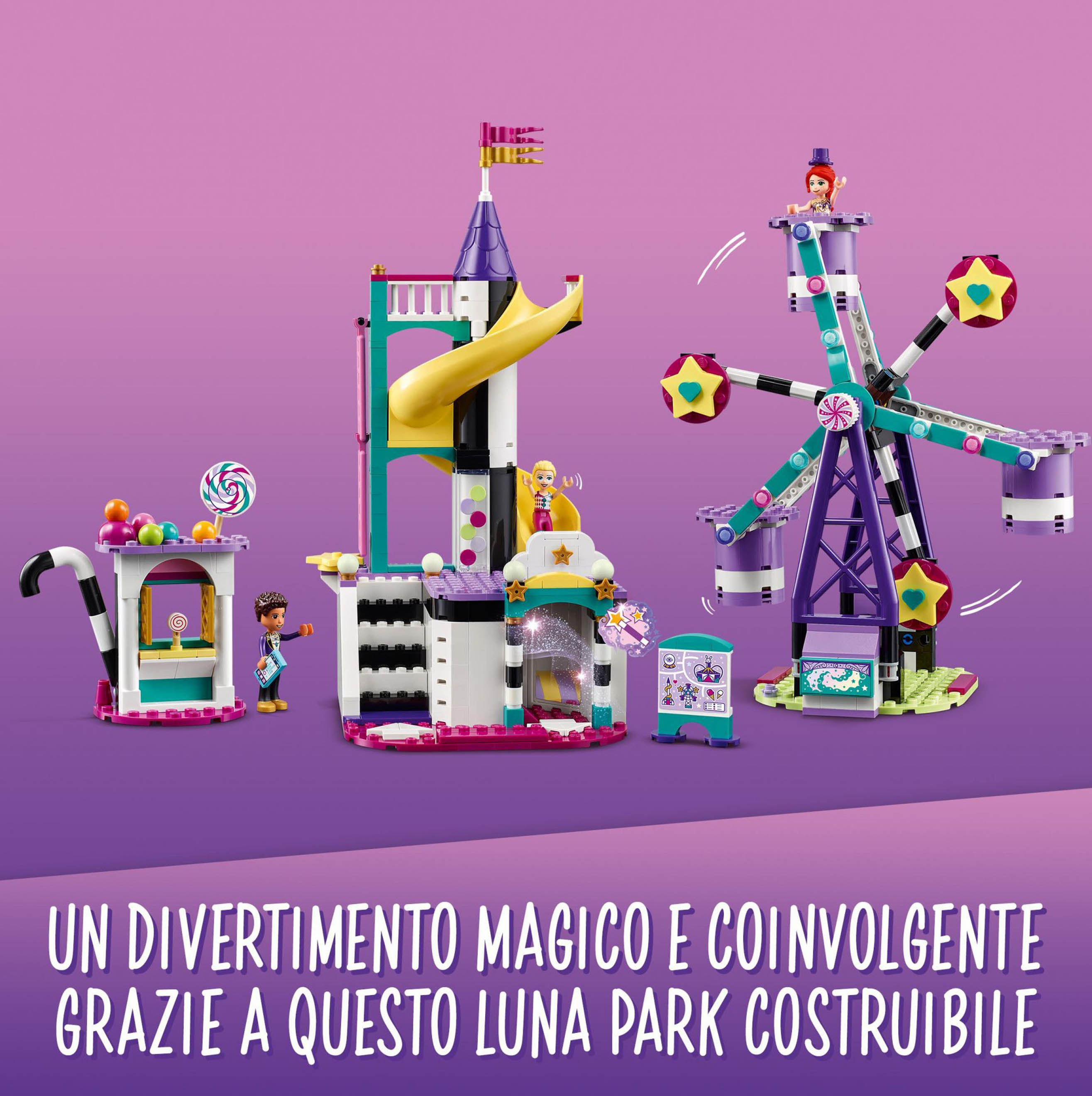 LEGO Friends La Ruota Panoramica e lo Scivolo Magici, Costruzioni per Bambini a  41689, , large