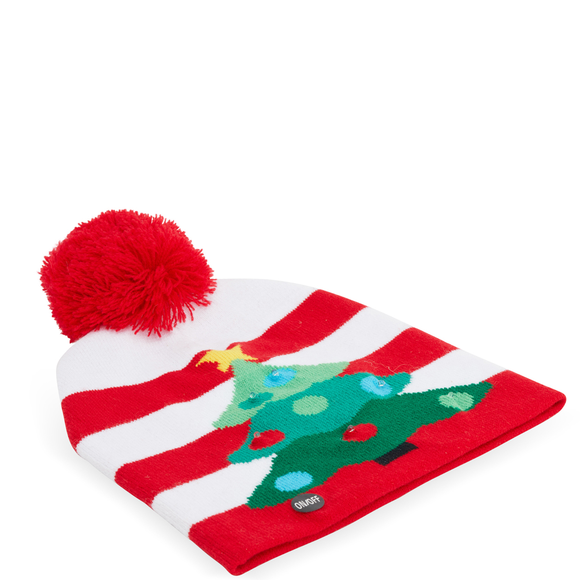 Cappello natalizio con LED, , large