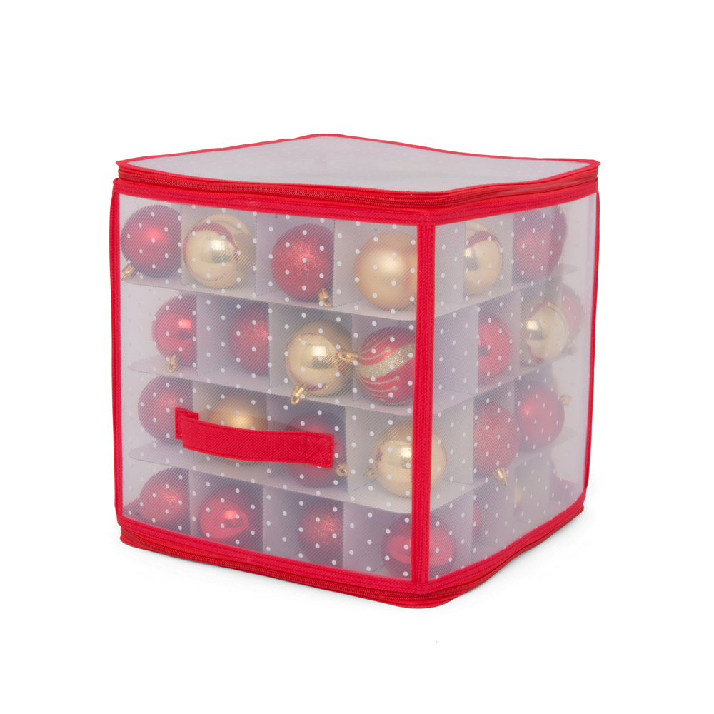 Contenitore Per Palline Di Natale, Dim. 30 X 30 X 30 Cm, , large