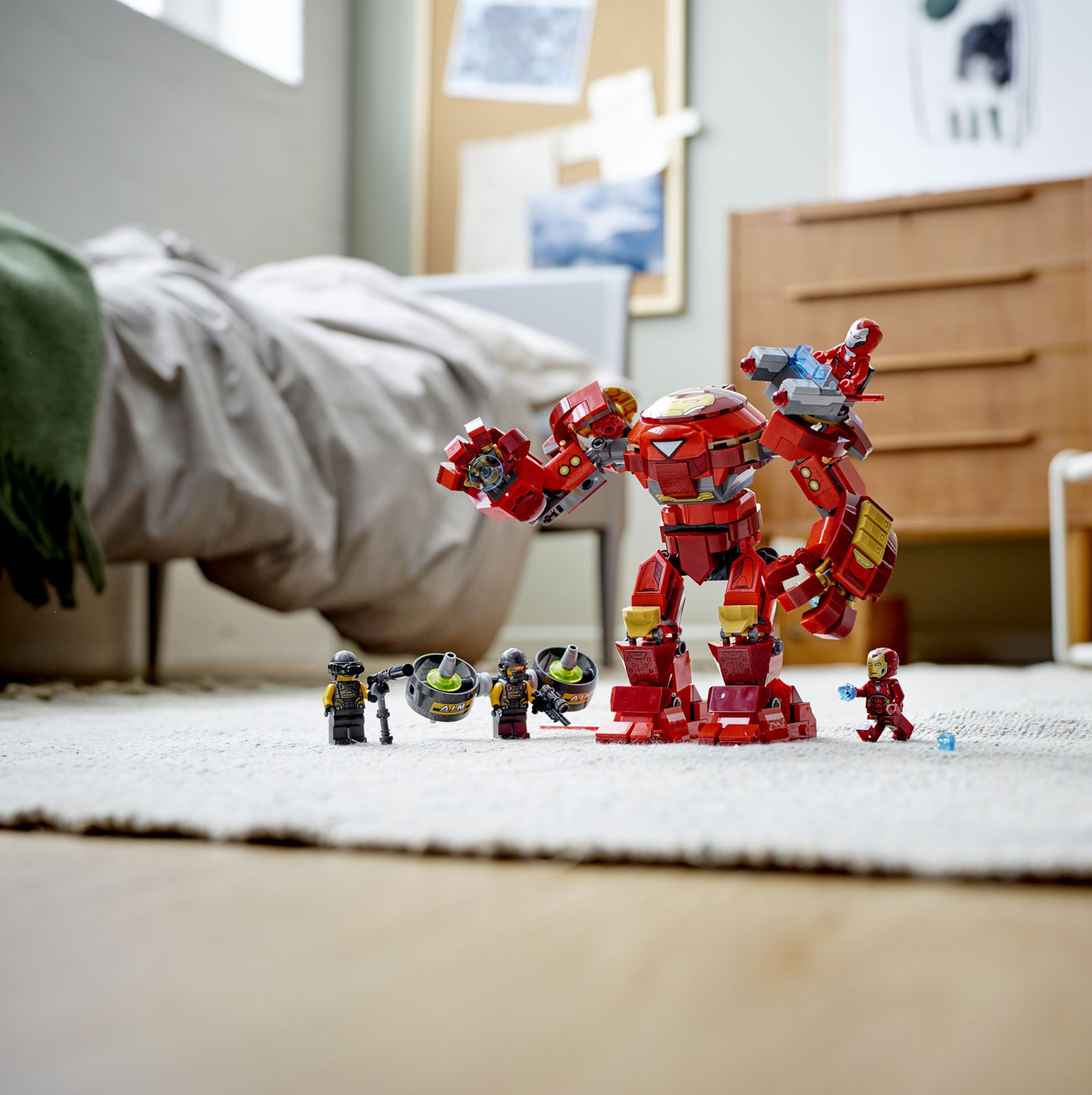 Iron Man Hulkbuster contro l'agente A.I.M. 76164, , large