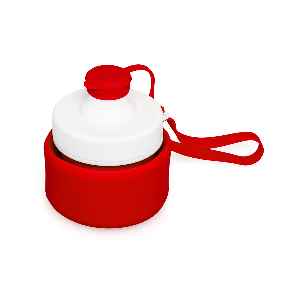 Bottiglia pieghevole in silicone 500 ml, , large