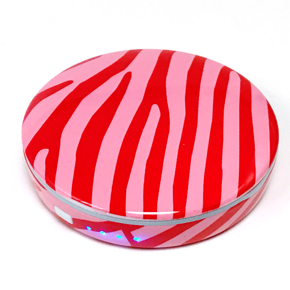 Specchietto da borsa power bank con luce, , large