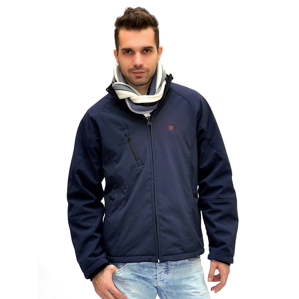 GIACCA BLU RISCALDATA TAGLIA XXL, , large