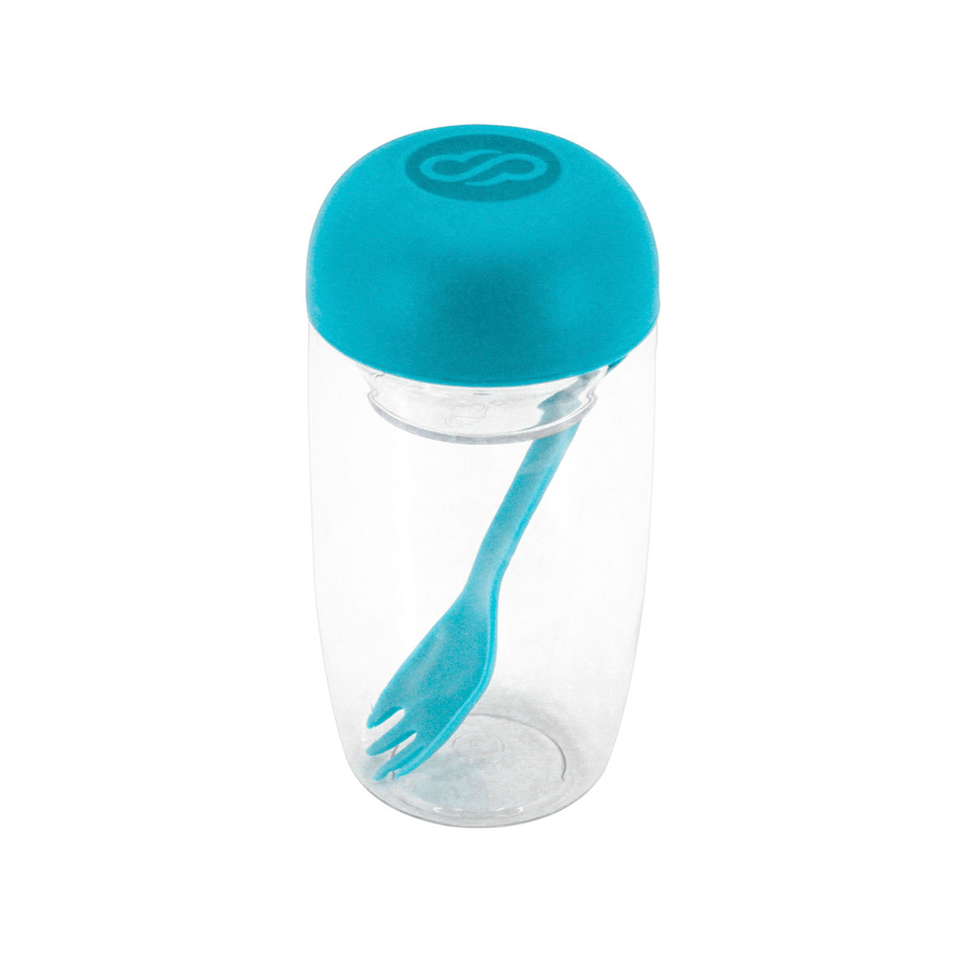 Contenitore per insalata con porta condimento, , large