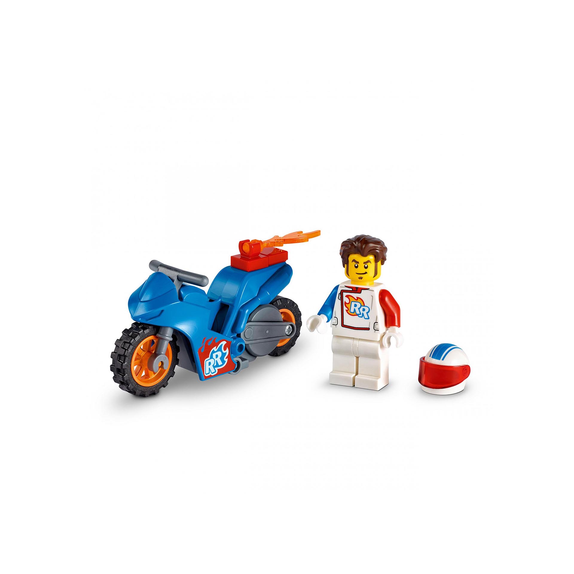 LEGO City Stuntz Stunt Bike Razzo, Set con Moto Giocattolo con Meccanismo a Spin 60298, , large