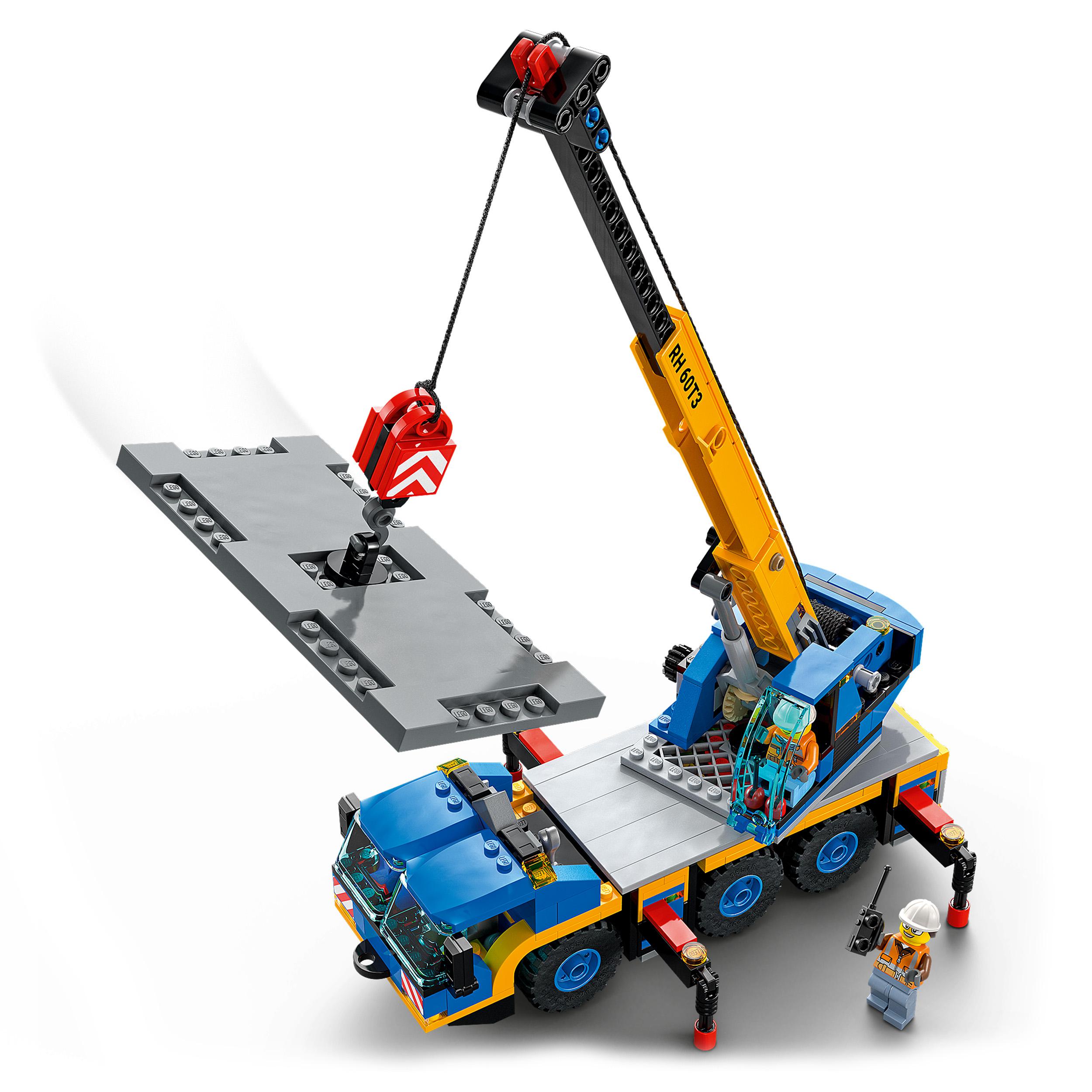 LEGO City Great Vehicles Gru Mobile, Veicoli da Cantiere, Camion Giocattolo, Gio 60324, , large