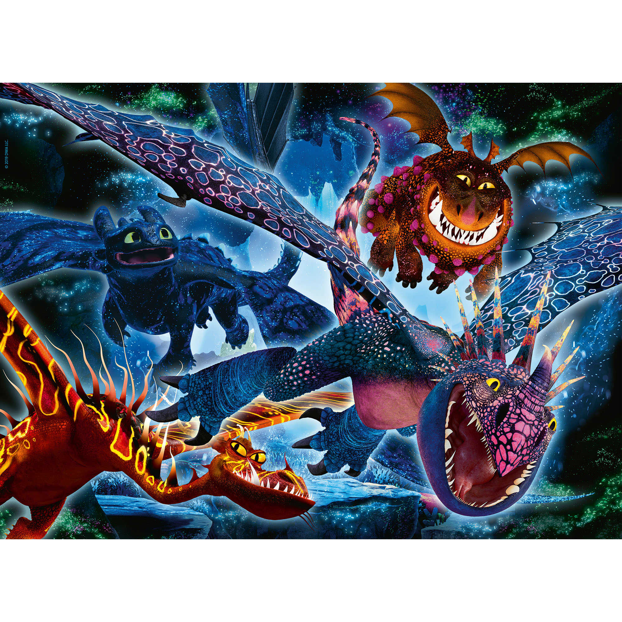 Ravensburger Puzzle 100 Pezzi 13710 - Dragons, , large