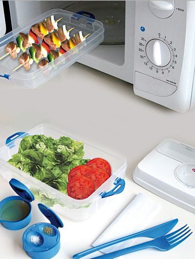 Lunch Box: contenitore per pranzo con posate, , large