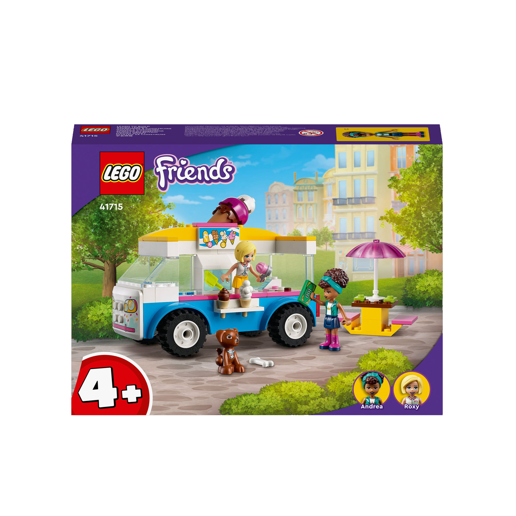 LEGO Friends Il Furgone dei Gelati, Set con Gelato, Cibo e Cane Giocattolo, con 41715, , large