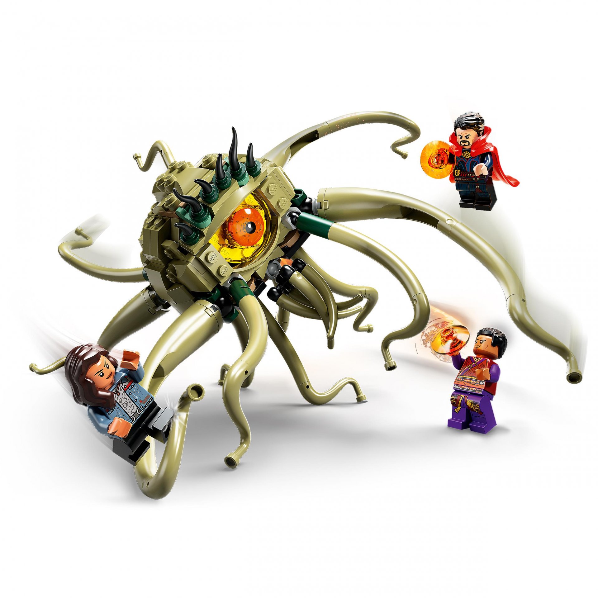 LEGO Marvel Faccia A Faccia con Gargantos, Piovra e Minifigure di Dr Strange, Gi 76205, , large
